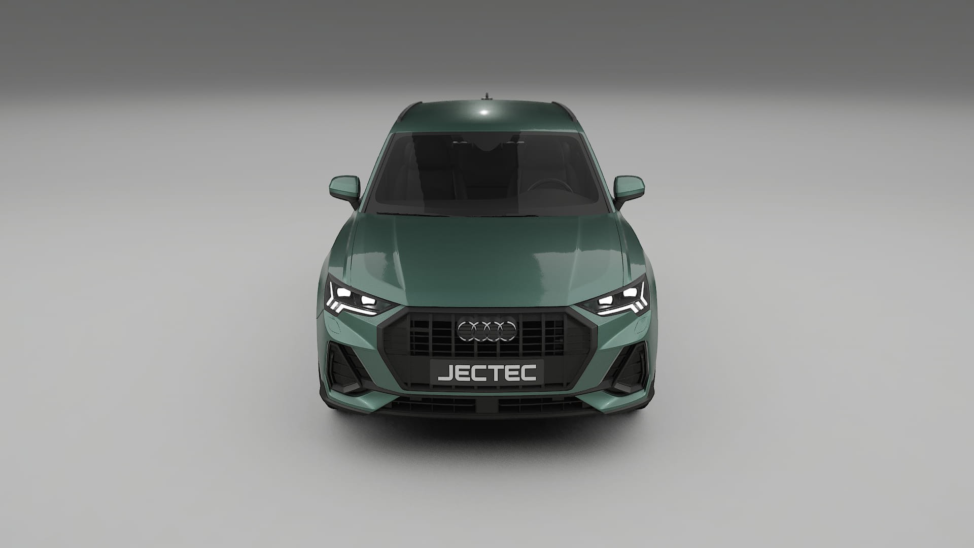 Audi Q3 S Line F3 TPU Lackskyddsfilm | EVERGREEN Färgskiftande PPF – Komplett Förskuret Kit