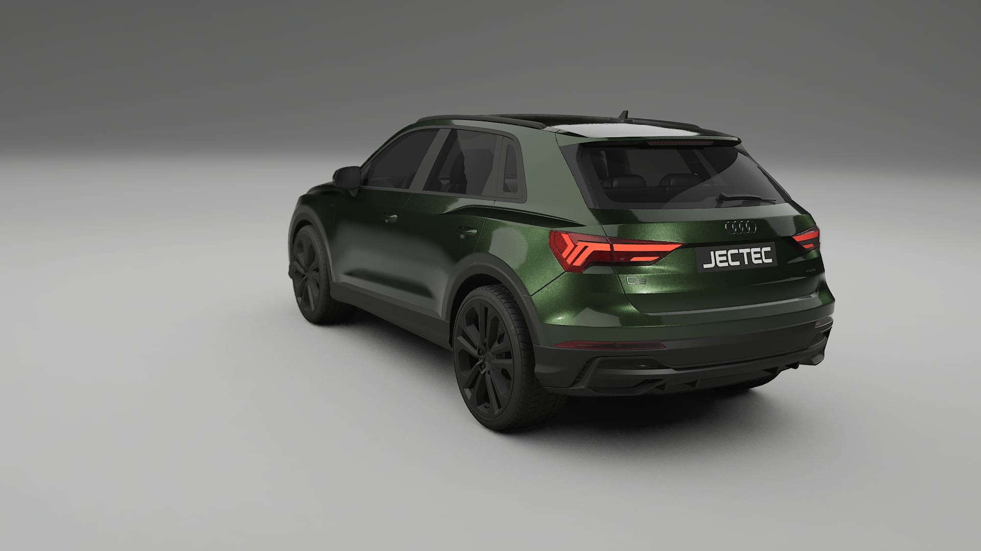 Audi Q3 S Line F3 TPU Lackskyddsfilm | LAGOON Färgskiftande PPF – Komplett Förskuret Kit