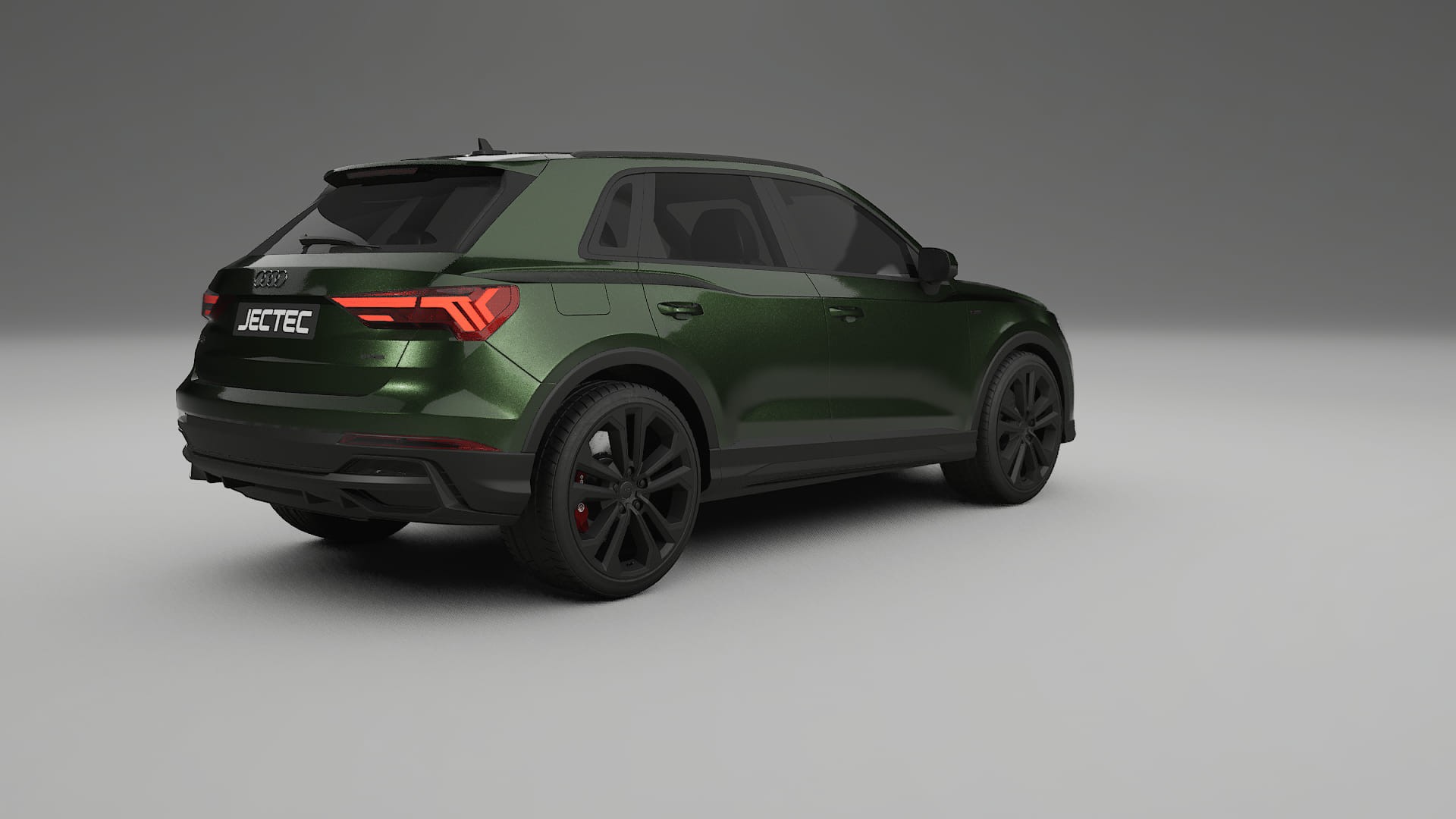Audi Q3 S Line F3 TPU Lackskyddsfilm | LAGOON Färgskiftande PPF – Komplett Förskuret Kit