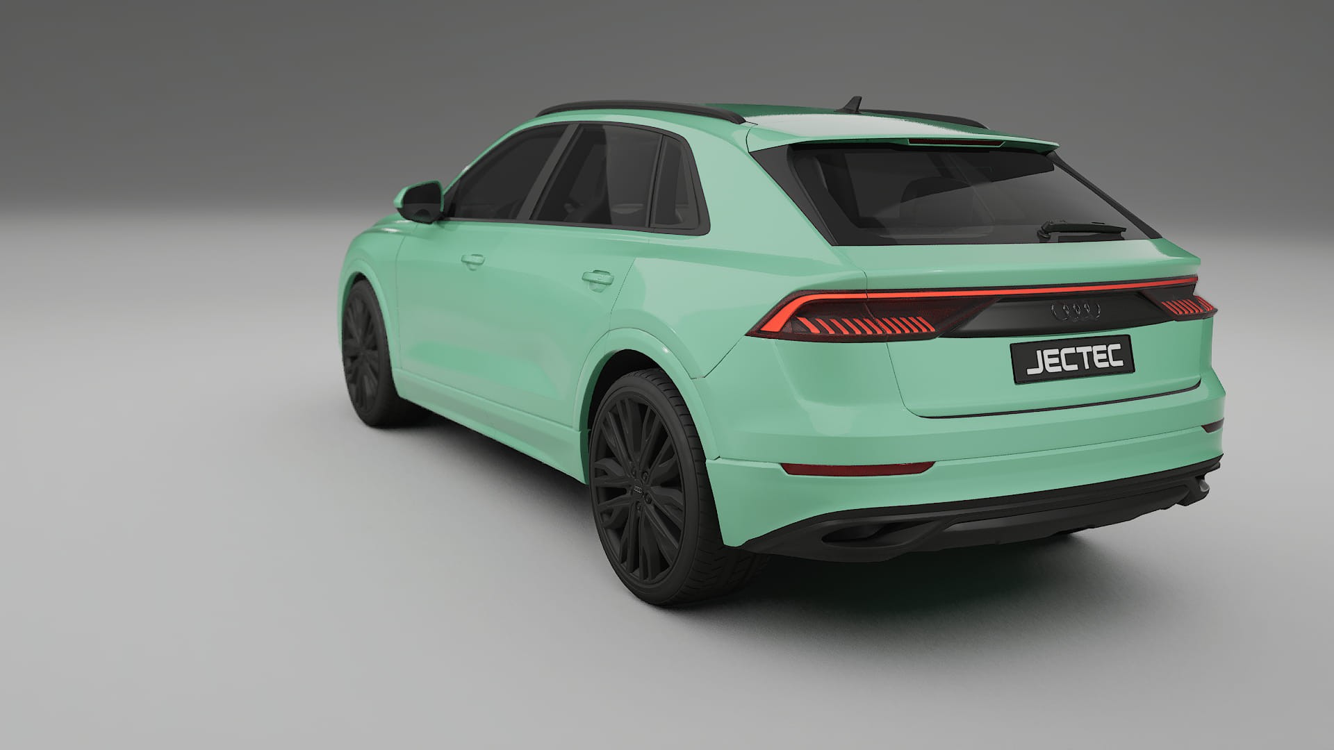 Audi Q8 F1 prefacelift pre LCI TPU Lackskyddsfilm | DUSTY Färgskiftande PPF – Komplett Förskuret Kit