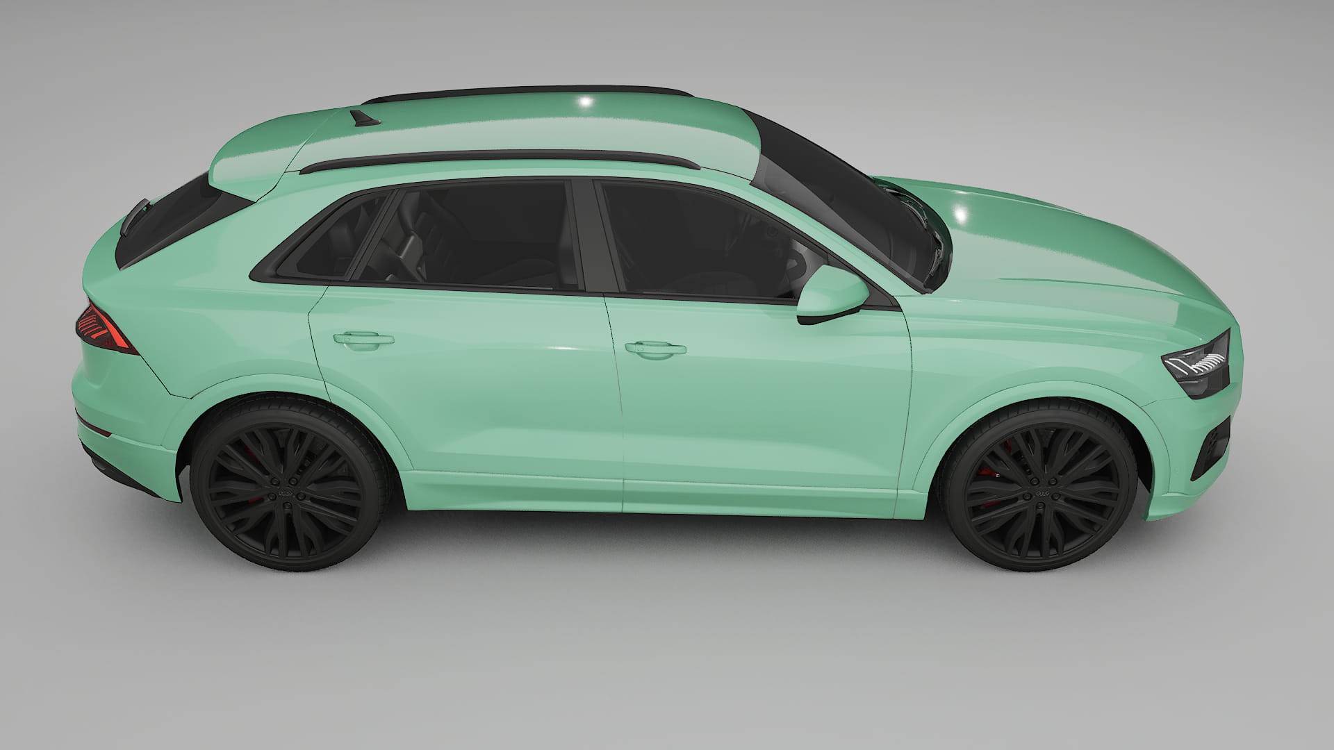 Audi Q8 F1 prefacelift pre LCI TPU Lackskyddsfilm | DUSTY Färgskiftande PPF – Komplett Förskuret Kit