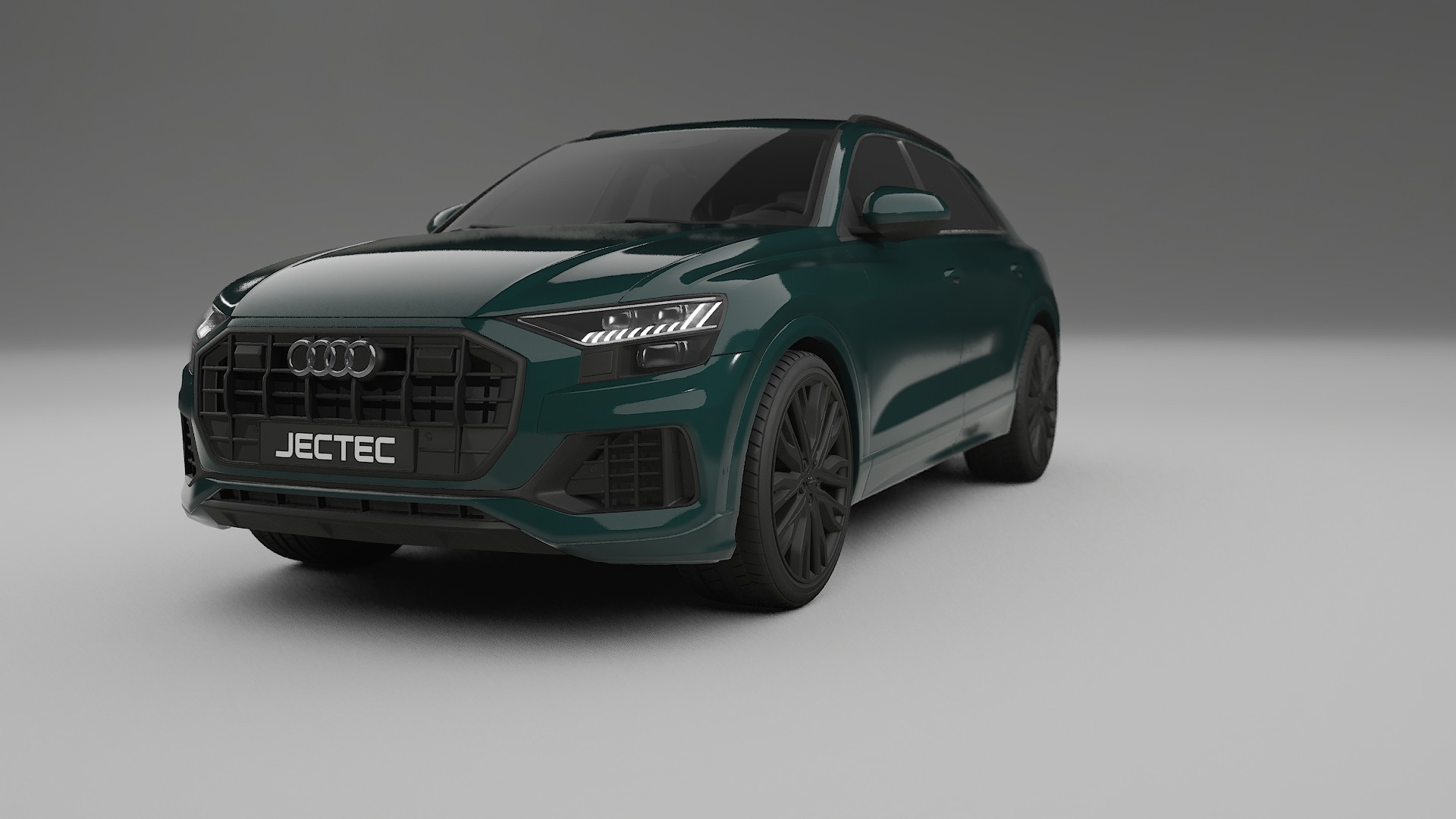 Audi Q8 F1 prefacelift pre LCI TPU Lackskyddsfilm | INFERNO Färgskiftande PPF – Komplett Förskuret Kit