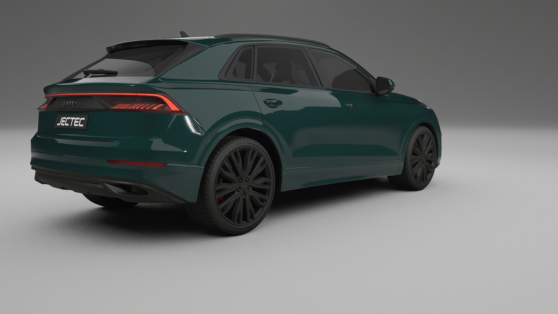 Audi Q8 F1 prefacelift pre LCI TPU Lackskyddsfilm | INFERNO Färgskiftande PPF – Komplett Förskuret Kit