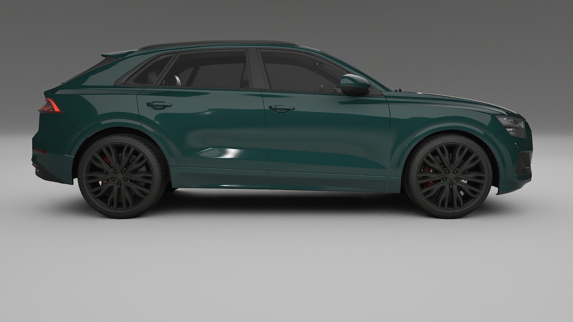 Audi Q8 F1 prefacelift pre LCI TPU Lackskyddsfilm | INFERNO Färgskiftande PPF – Komplett Förskuret Kit