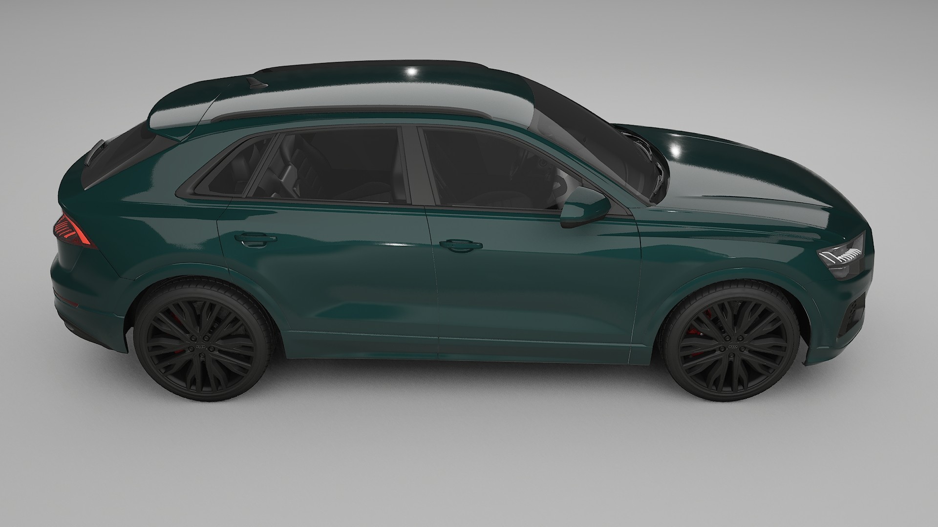 Audi Q8 F1 prefacelift pre LCI TPU Lackskyddsfilm | INFERNO Färgskiftande PPF – Komplett Förskuret Kit