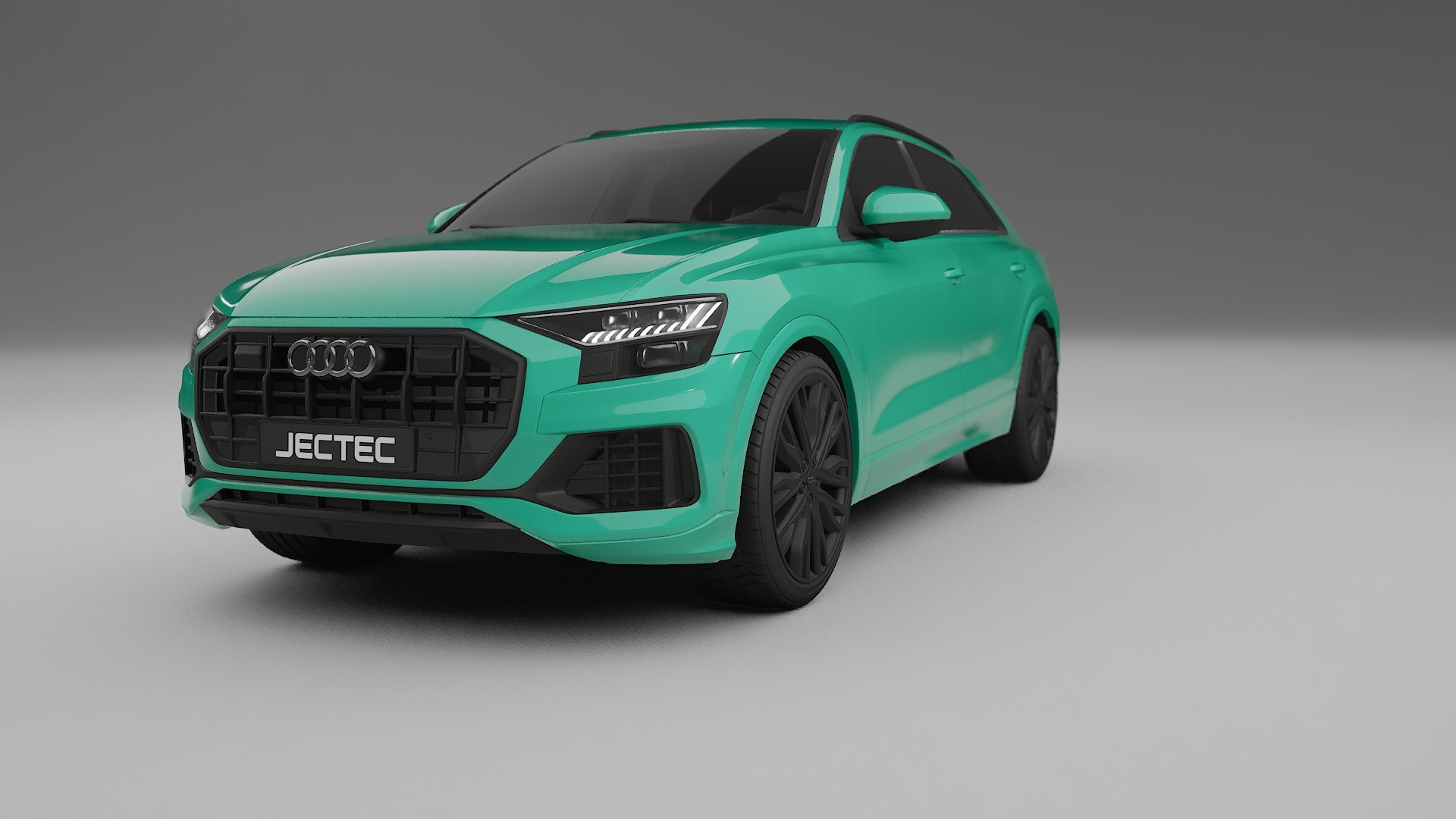 Audi Q8 F1 prefacelift pre LCI TPU Lackskyddsfilm | JEWEL Färgskiftande PPF – Komplett Förskuret Kit