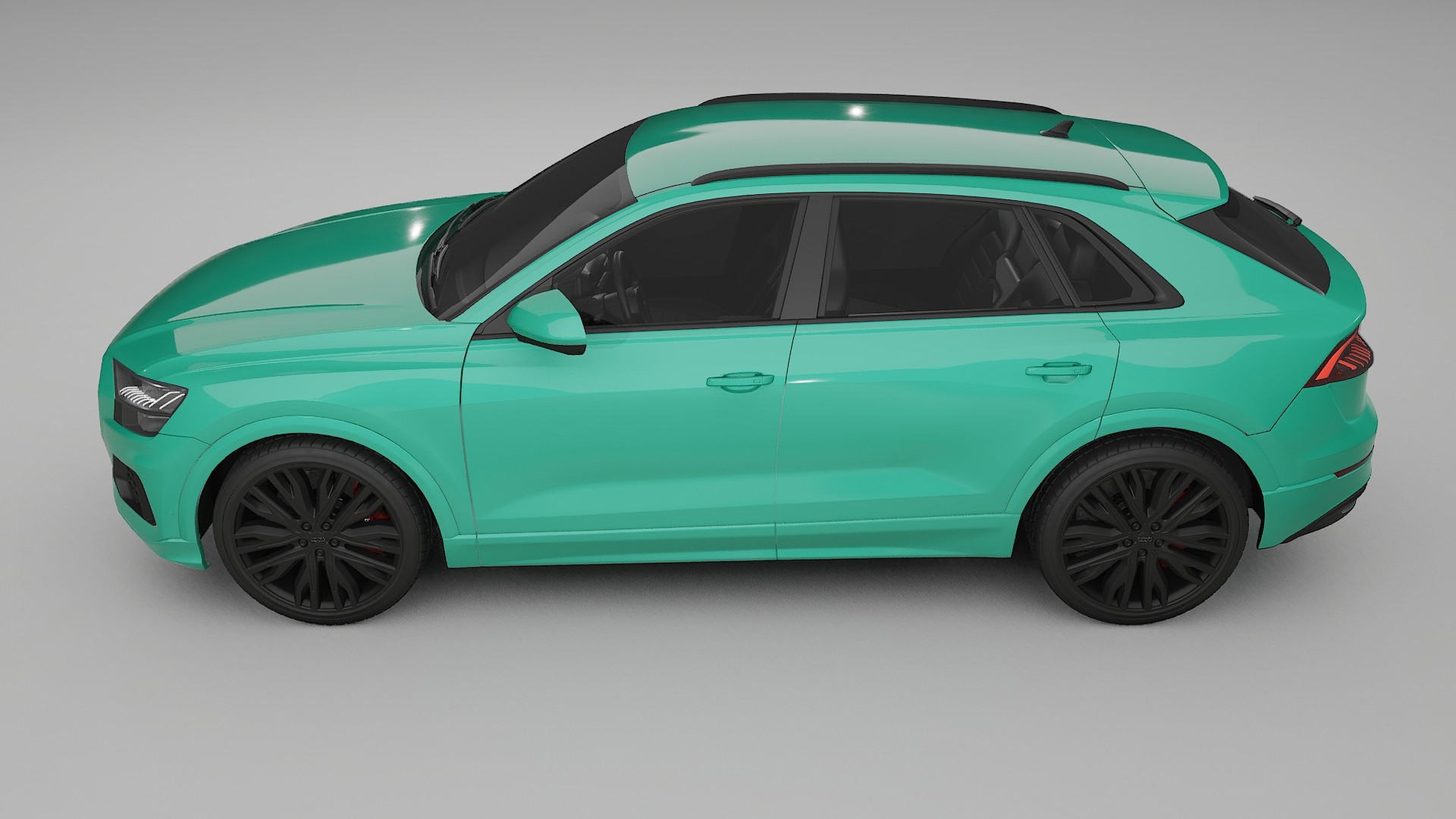 Audi Q8 F1 prefacelift pre LCI TPU Lackskyddsfilm | JEWEL Färgskiftande PPF – Komplett Förskuret Kit