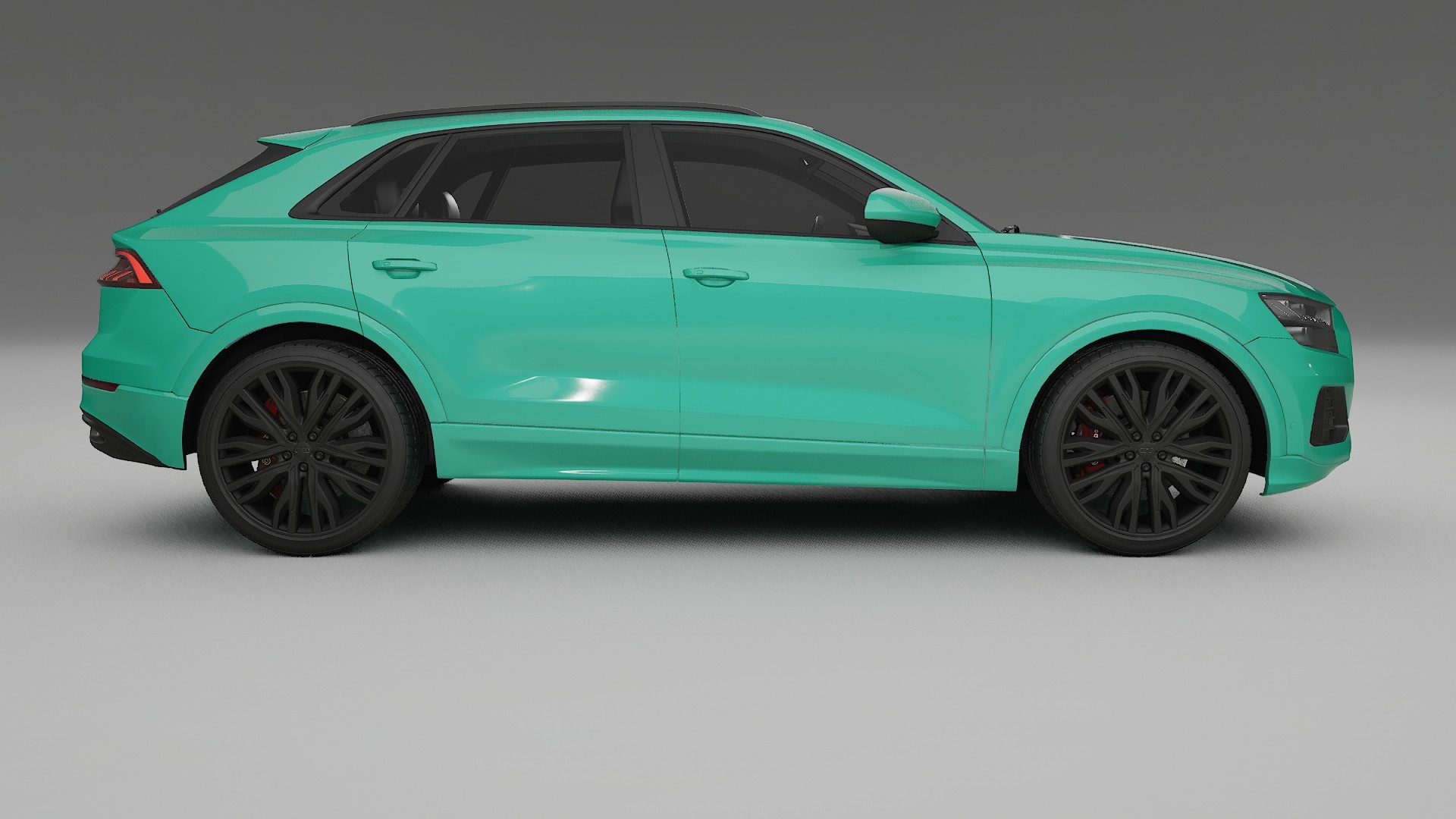 Audi Q8 F1 prefacelift pre LCI TPU Lackskyddsfilm | JEWEL Färgskiftande PPF – Komplett Förskuret Kit