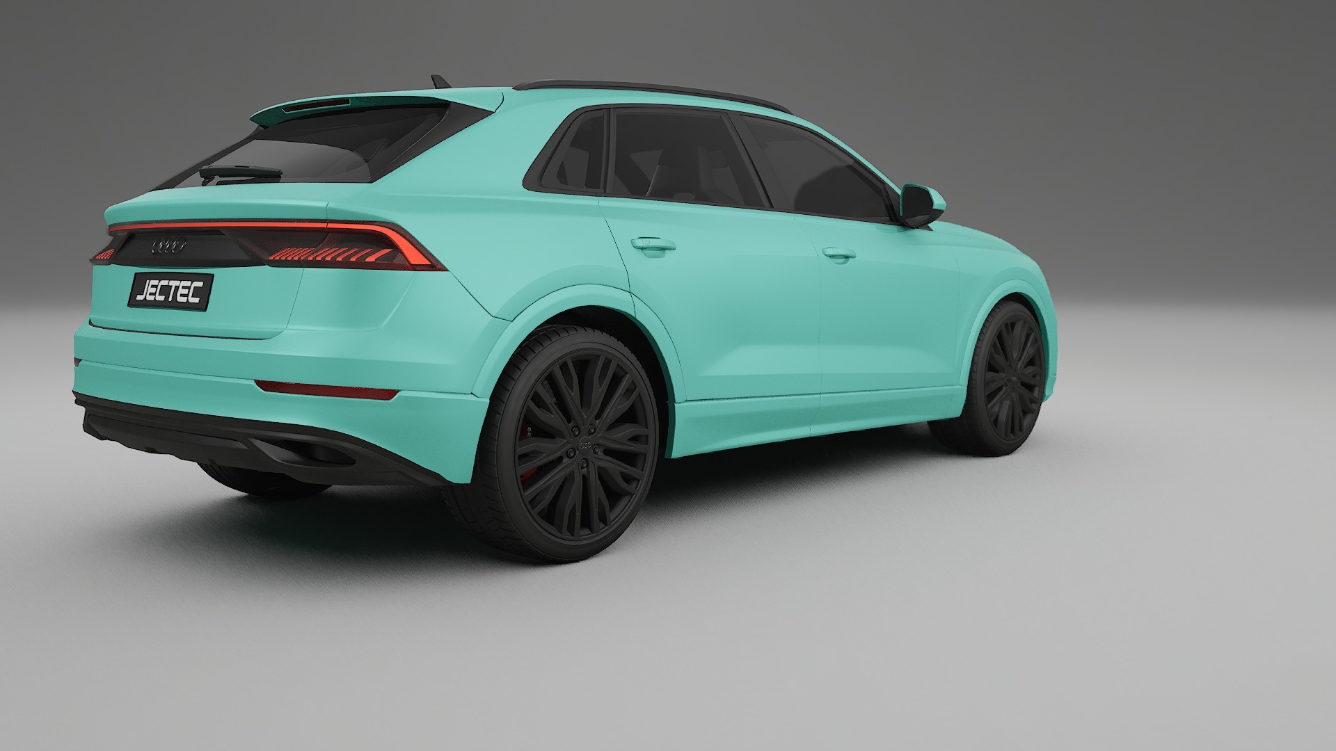 Audi Q8 F1 prefacelift pre LCI TPU Lackskyddsfilm | FROST Färgskiftande PPF – Komplett Förskuret Kit