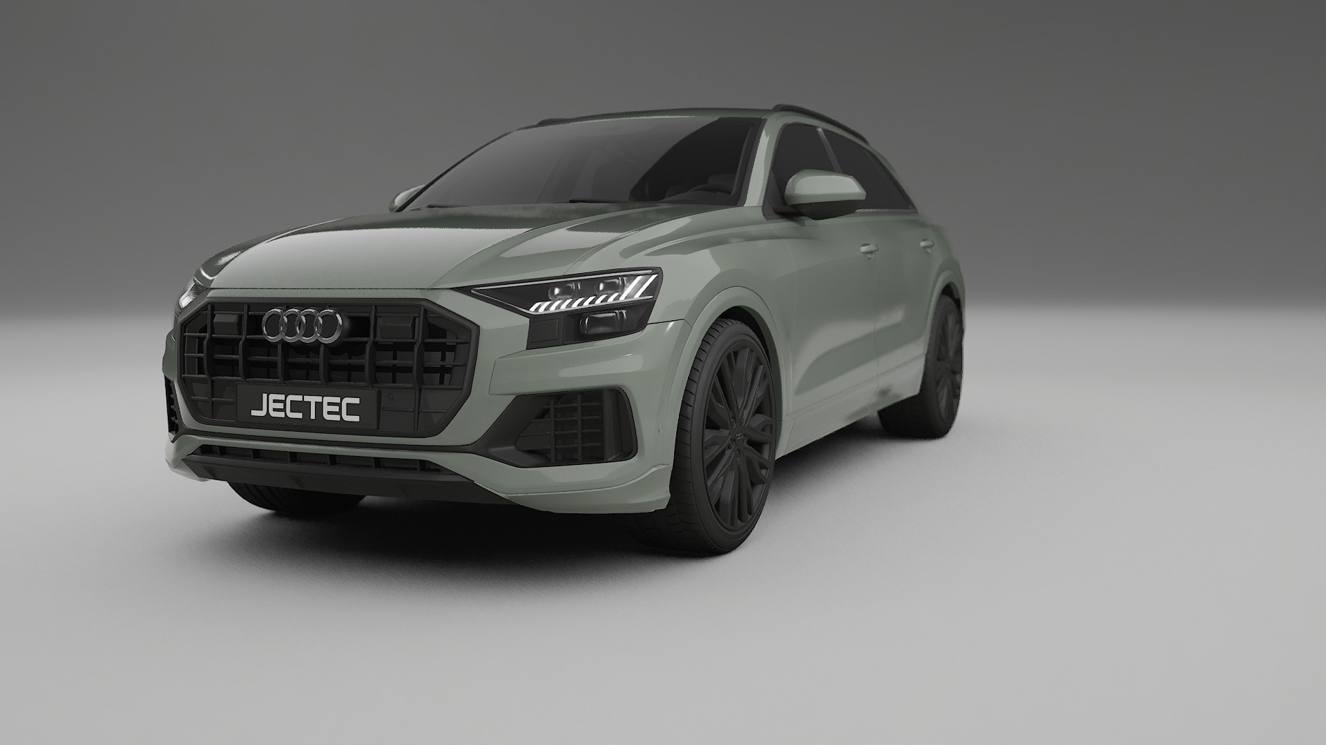 Audi Q8 F1 prefacelift pre LCI TPU Lackskyddsfilm | SLATE Färgskiftande PPF – Komplett Förskuret Kit