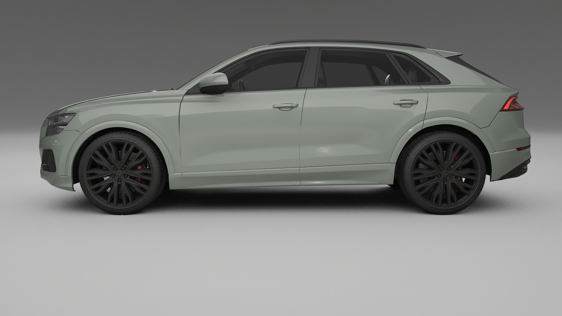 Audi Q8 F1 prefacelift pre LCI TPU Lackskyddsfilm | SLATE Färgskiftande PPF – Komplett Förskuret Kit