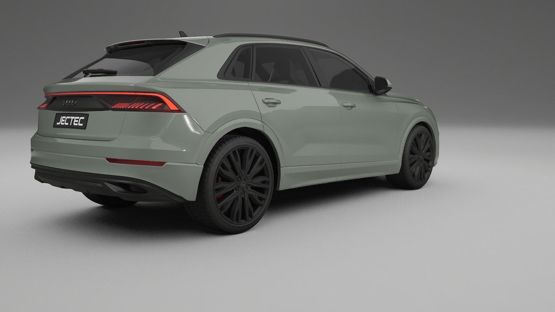 Audi Q8 F1 prefacelift pre LCI TPU Lackskyddsfilm | SLATE Färgskiftande PPF – Komplett Förskuret Kit