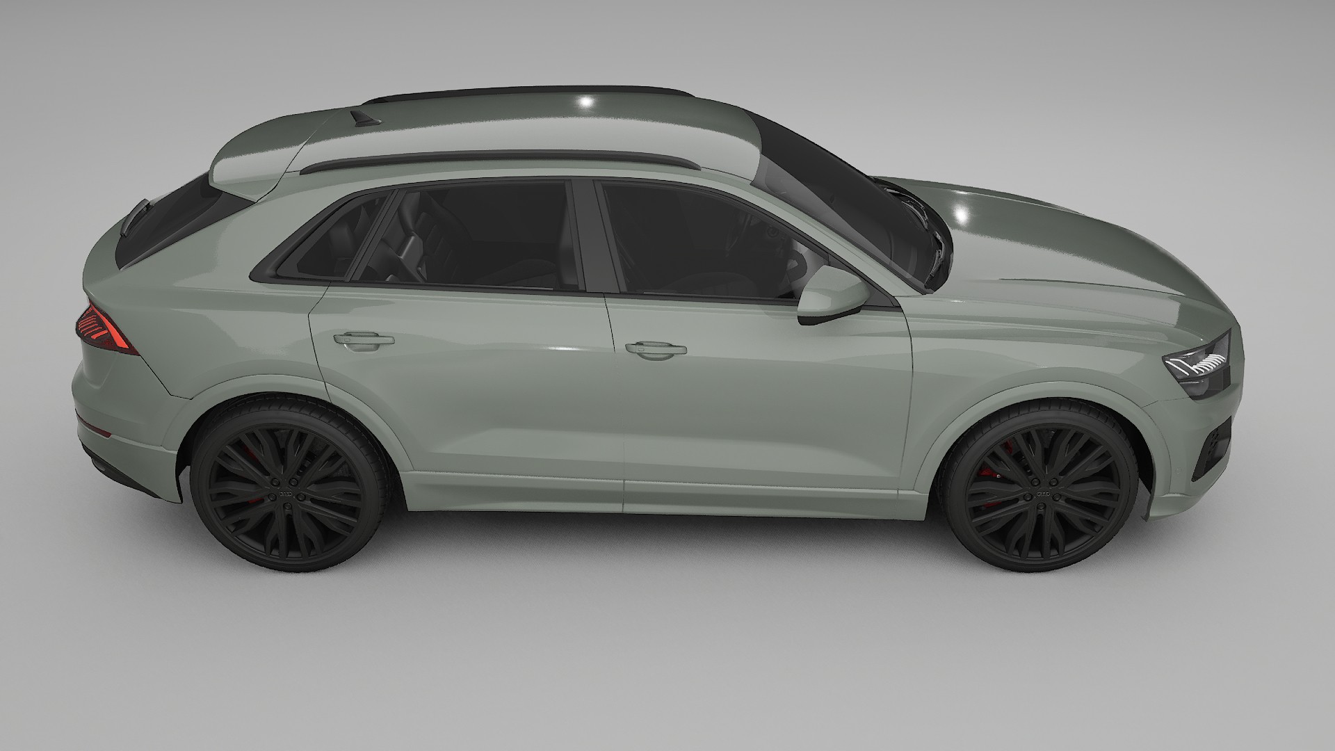 Audi Q8 F1 prefacelift pre LCI TPU Lackskyddsfilm | SLATE Färgskiftande PPF – Komplett Förskuret Kit