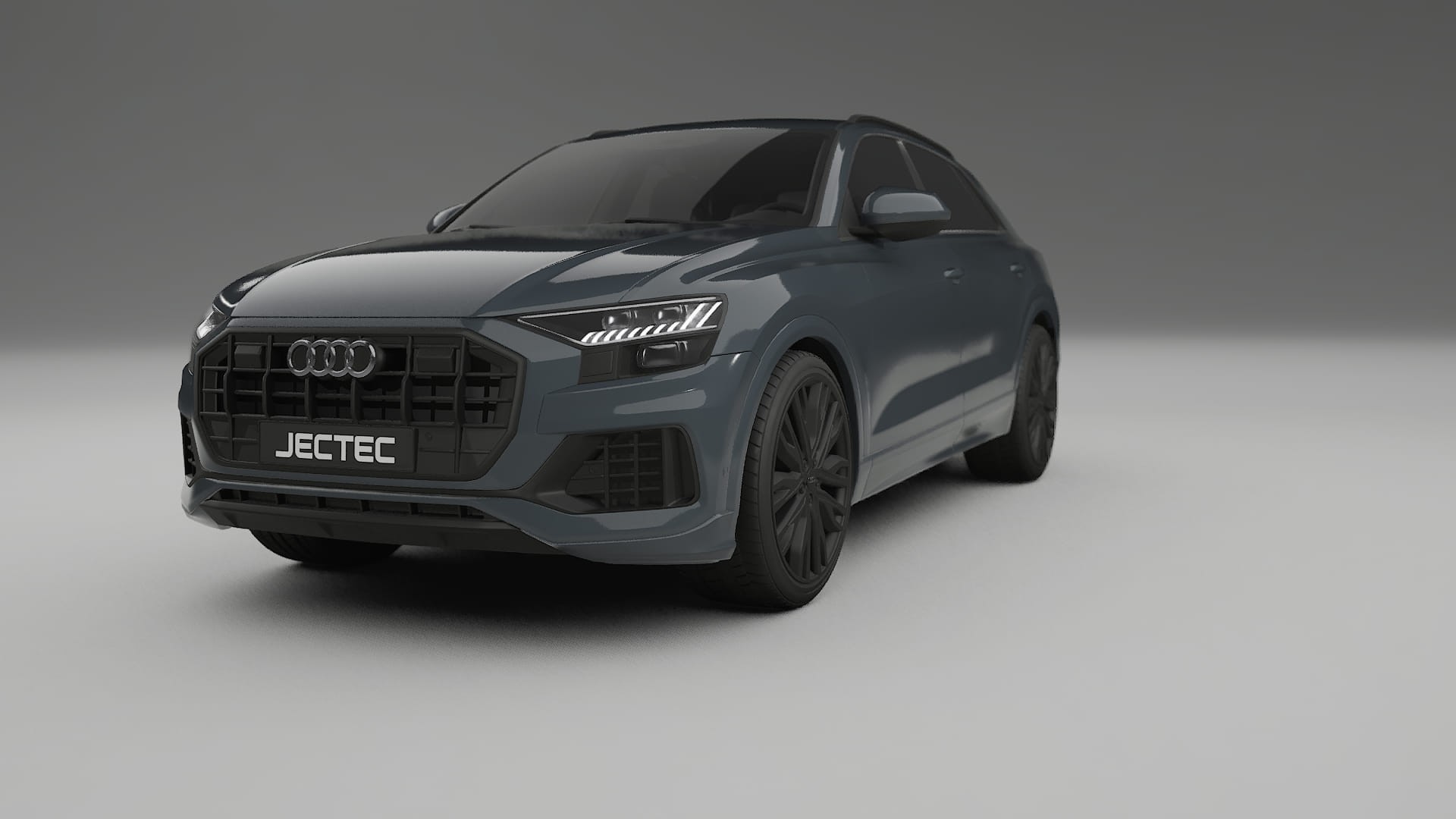 Audi Q8 F1 prefacelift pre LCI TPU Lackskyddsfilm | GRANITE Färgskiftande PPF – Komplett Förskuret Kit