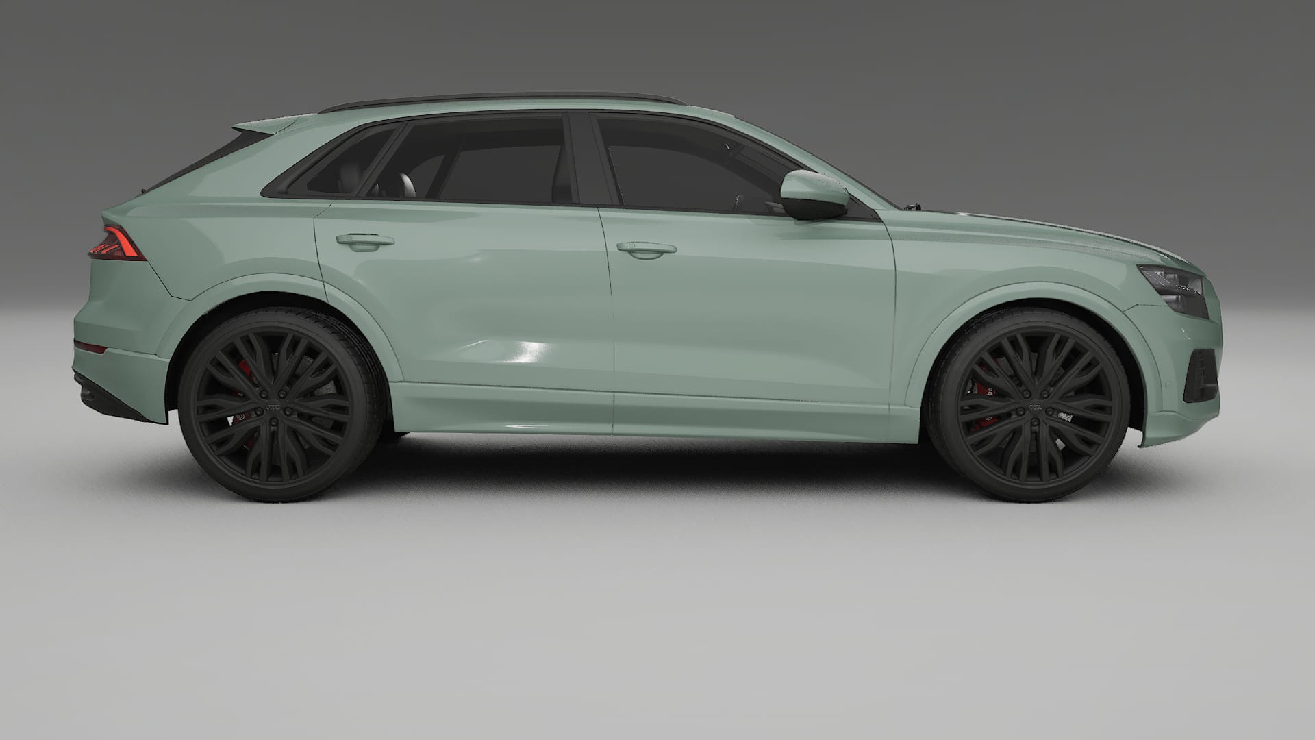 Audi Q8 F1 prefacelift pre LCI TPU Lackskyddsfilm | CINDER Färgskiftande PPF – Komplett Förskuret Kit