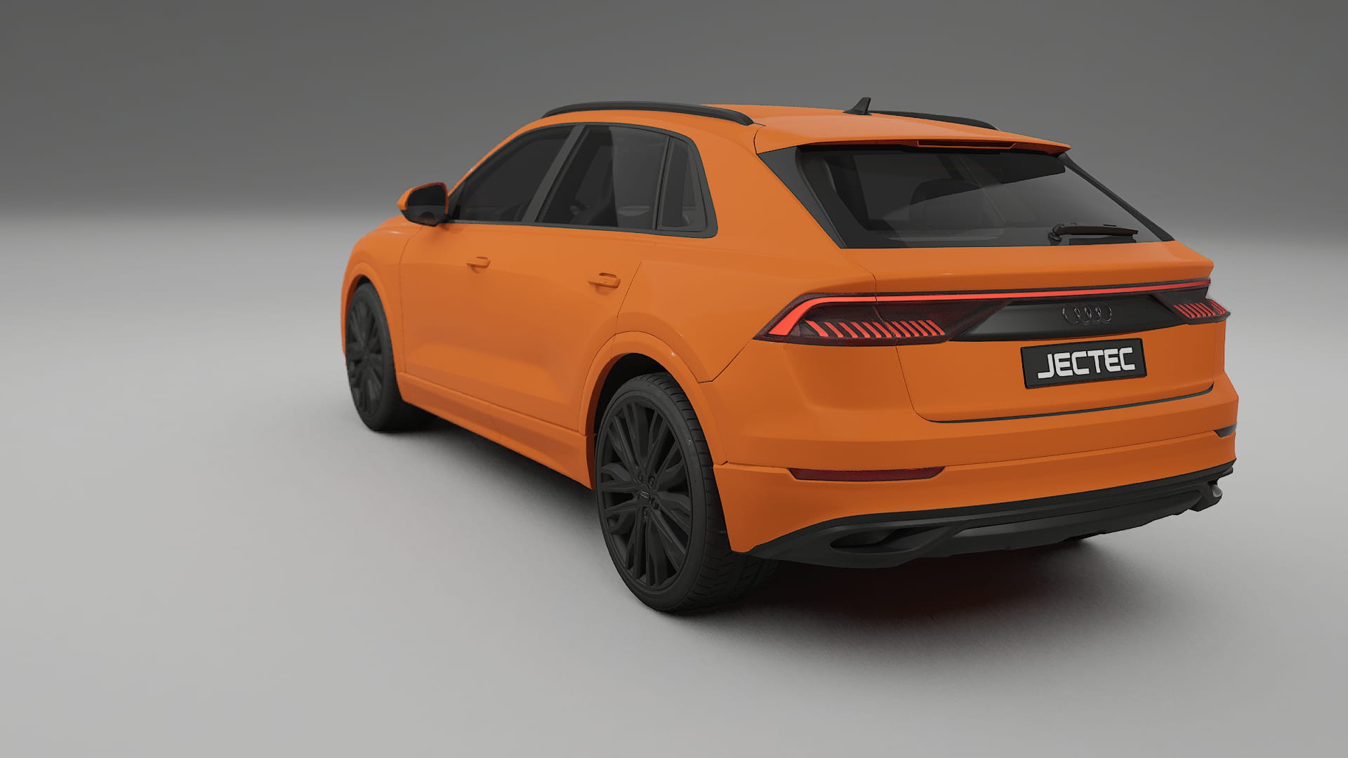 Audi Q8 F1 prefacelift pre LCI TPU Lackskyddsfilm | ROCKET Färgskiftande PPF – Komplett Förskuret Kit