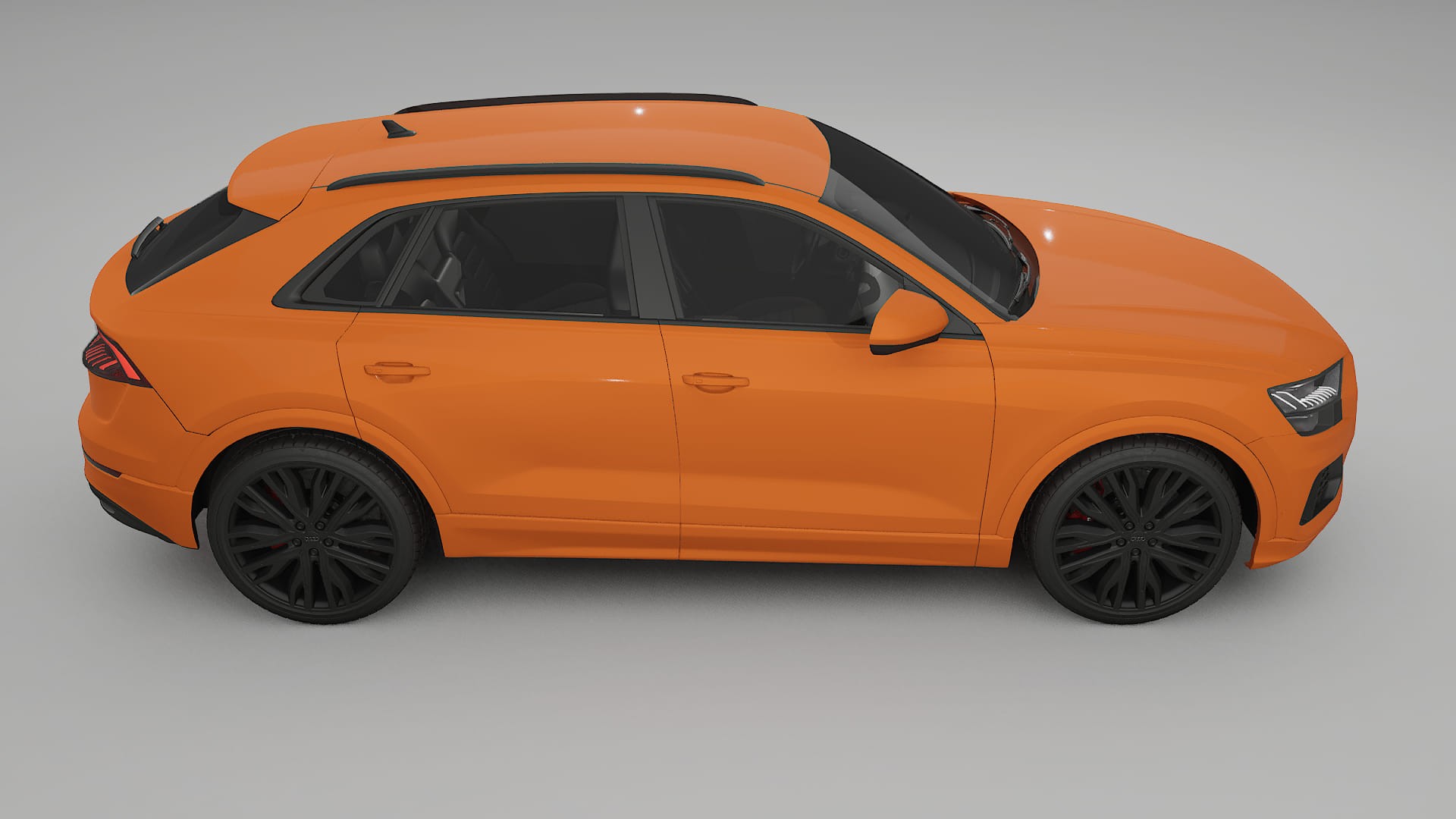 Audi Q8 F1 prefacelift pre LCI TPU Lackskyddsfilm | ROCKET Färgskiftande PPF – Komplett Förskuret Kit