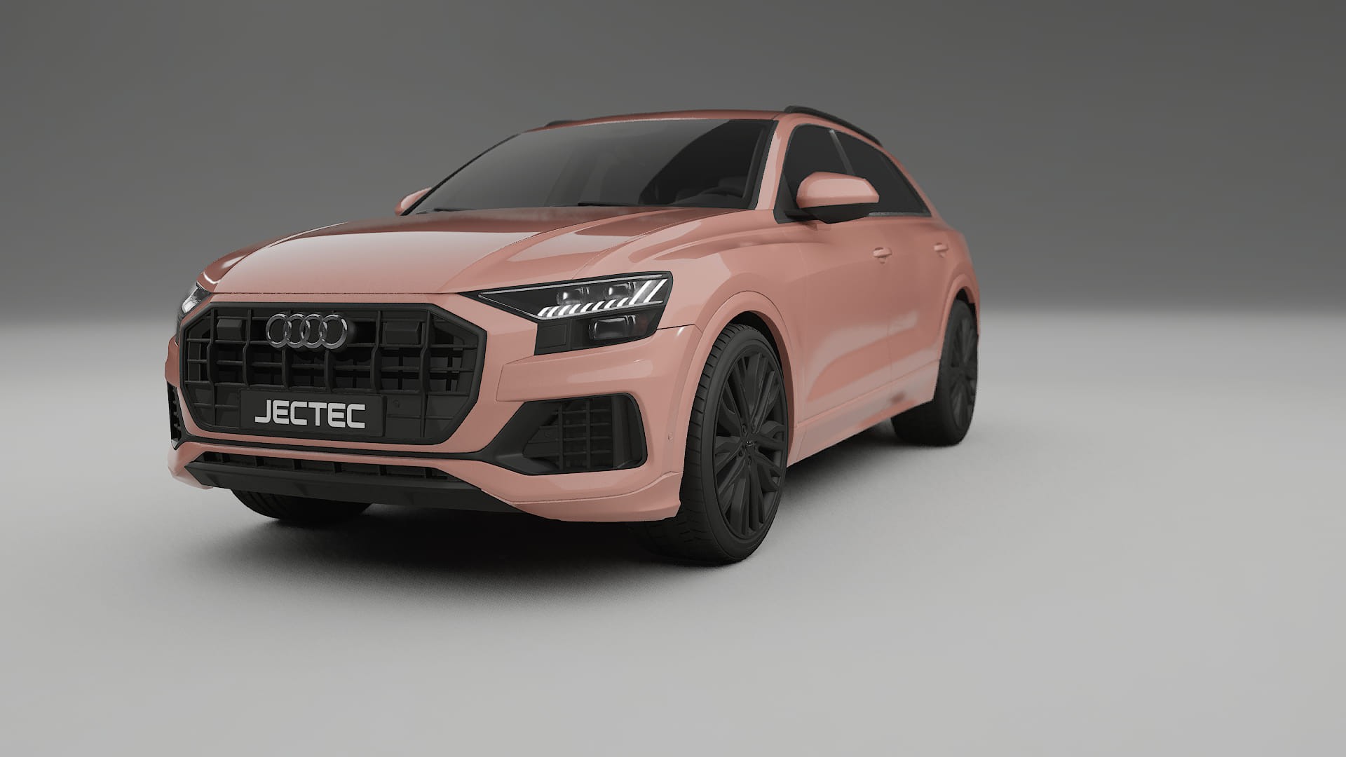 Audi Q8 F1 prefacelift pre LCI TPU Lackskyddsfilm | BLUSH Färgskiftande PPF – Komplett Förskuret Kit