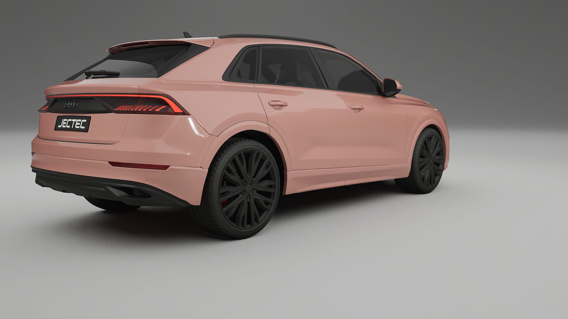 Audi Q8 F1 prefacelift pre LCI TPU Lackskyddsfilm | BLUSH Färgskiftande PPF – Komplett Förskuret Kit