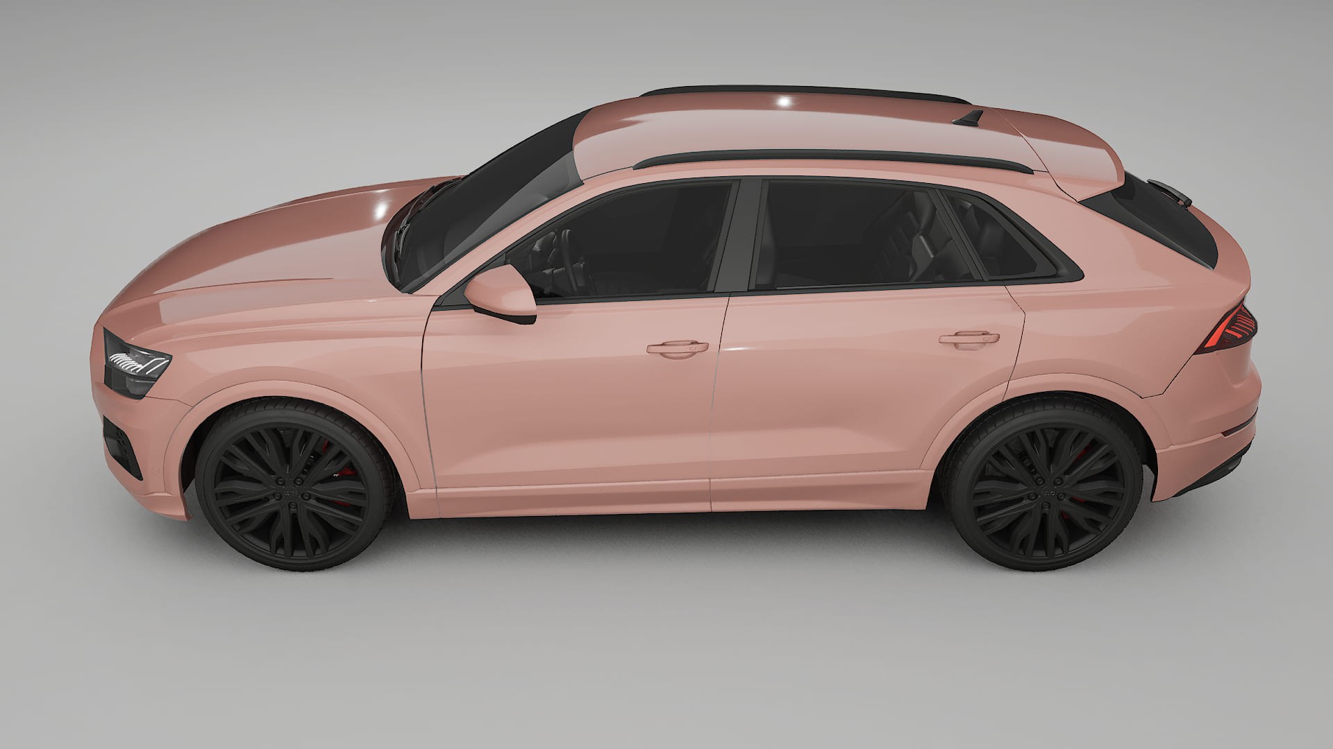 Audi Q8 F1 prefacelift pre LCI TPU Lackskyddsfilm | BLUSH Färgskiftande PPF – Komplett Förskuret Kit