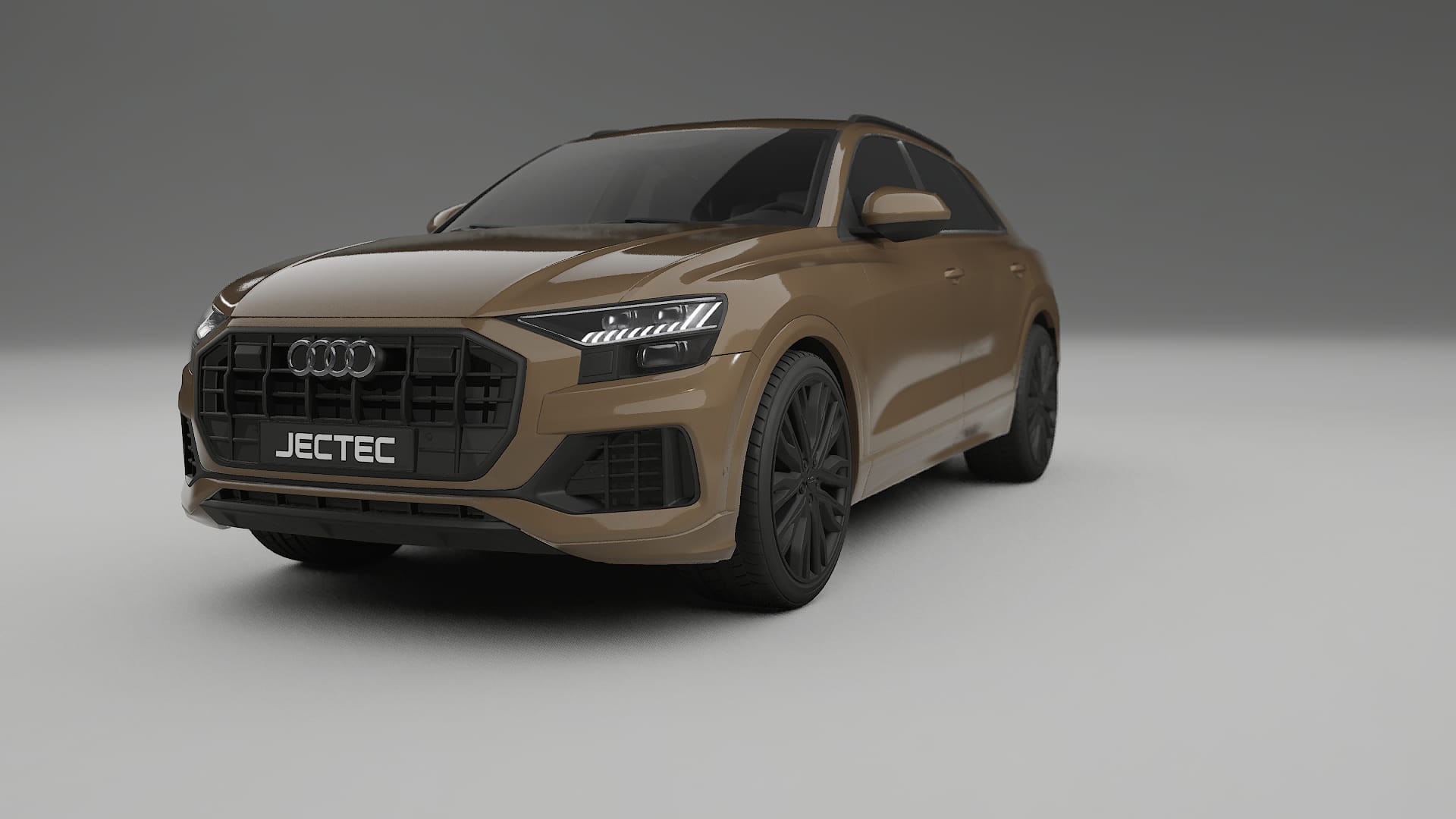 Audi Q8 F1 prefacelift pre LCI TPU Lackskyddsfilm | SAHARA Färgskiftande PPF – Komplett Förskuret Kit