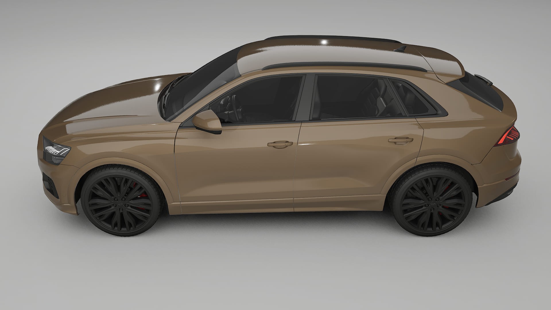 Audi Q8 F1 prefacelift pre LCI TPU Lackskyddsfilm | SAHARA Färgskiftande PPF – Komplett Förskuret Kit