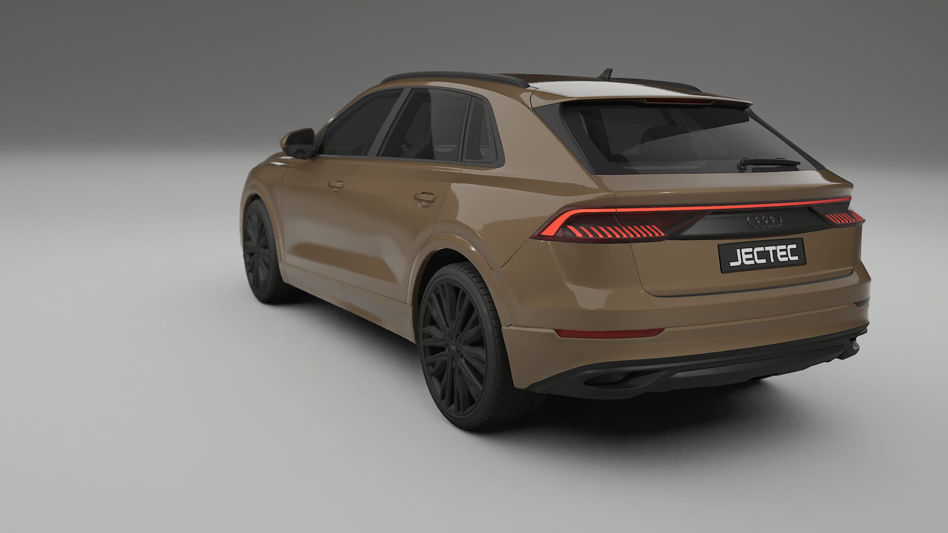 Audi Q8 F1 prefacelift pre LCI TPU Lackskyddsfilm | SAHARA Färgskiftande PPF – Komplett Förskuret Kit
