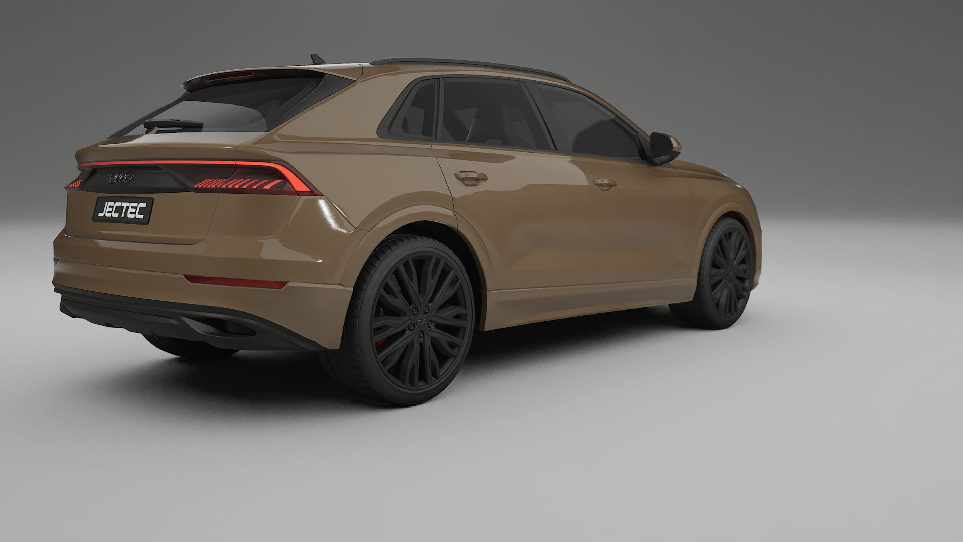 Audi Q8 F1 prefacelift pre LCI TPU Lackskyddsfilm | SAHARA Färgskiftande PPF – Komplett Förskuret Kit