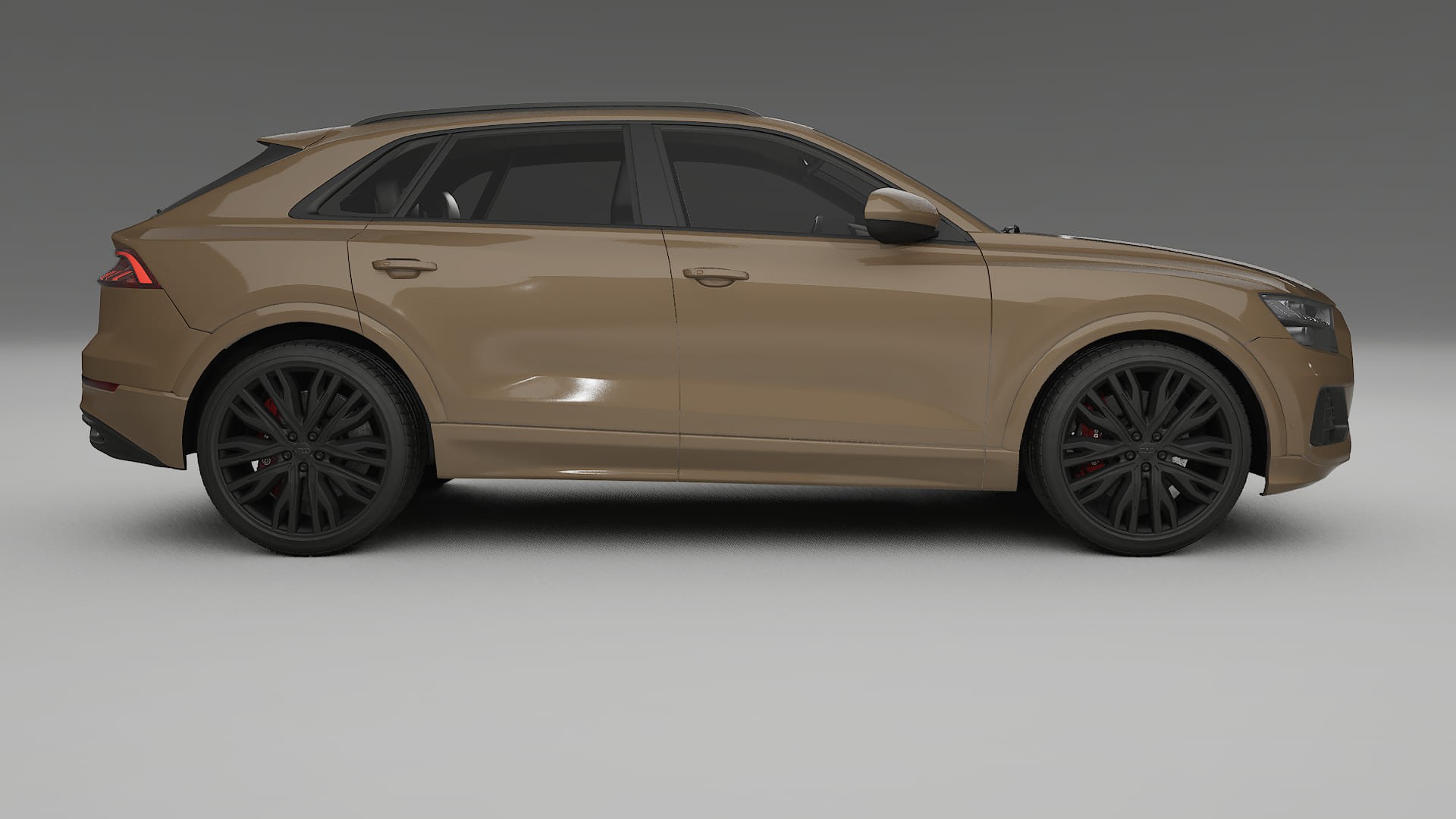 Audi Q8 F1 prefacelift pre LCI TPU Lackskyddsfilm | SAHARA Färgskiftande PPF – Komplett Förskuret Kit