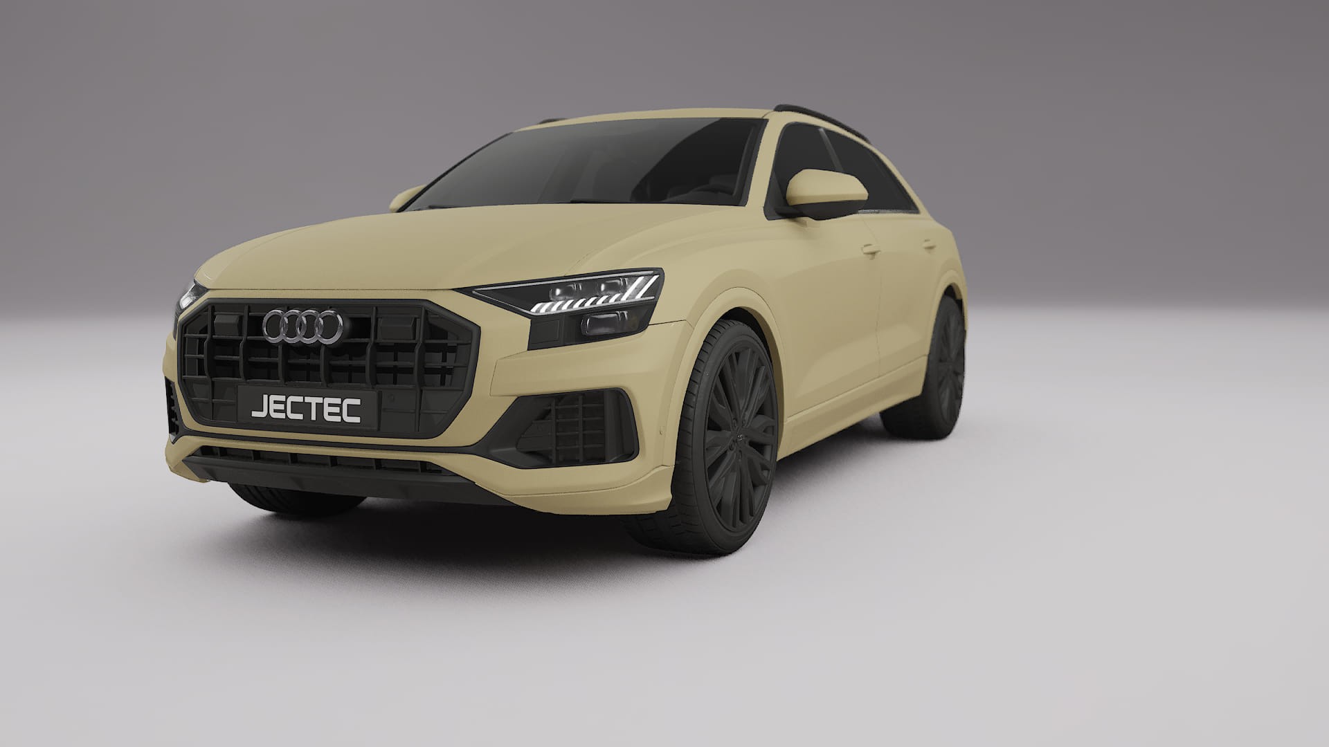 Audi Q8 F1 prefacelift pre LCI TPU Lackskyddsfilm | SAND Färgskiftande PPF – Komplett Förskuret Kit