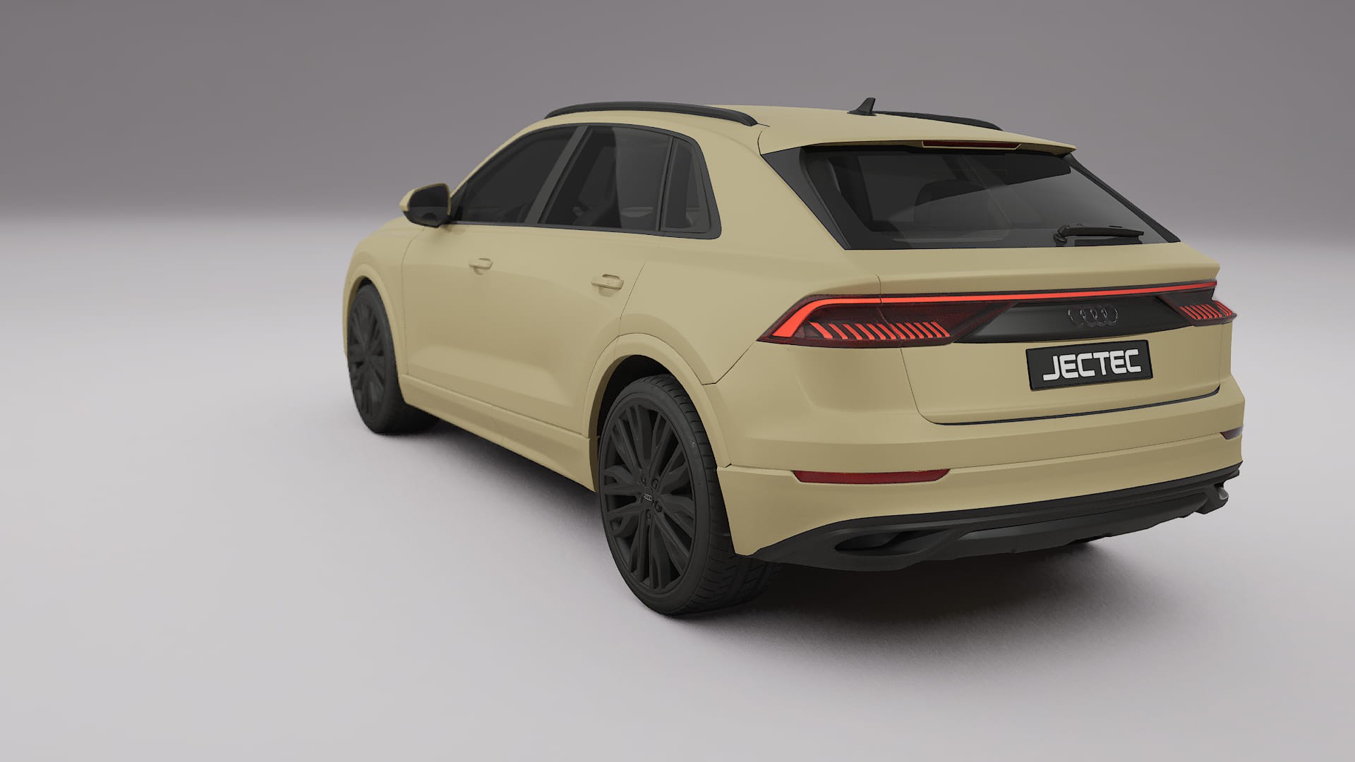 Audi Q8 F1 prefacelift pre LCI TPU Lackskyddsfilm | SAND Färgskiftande PPF – Komplett Förskuret Kit