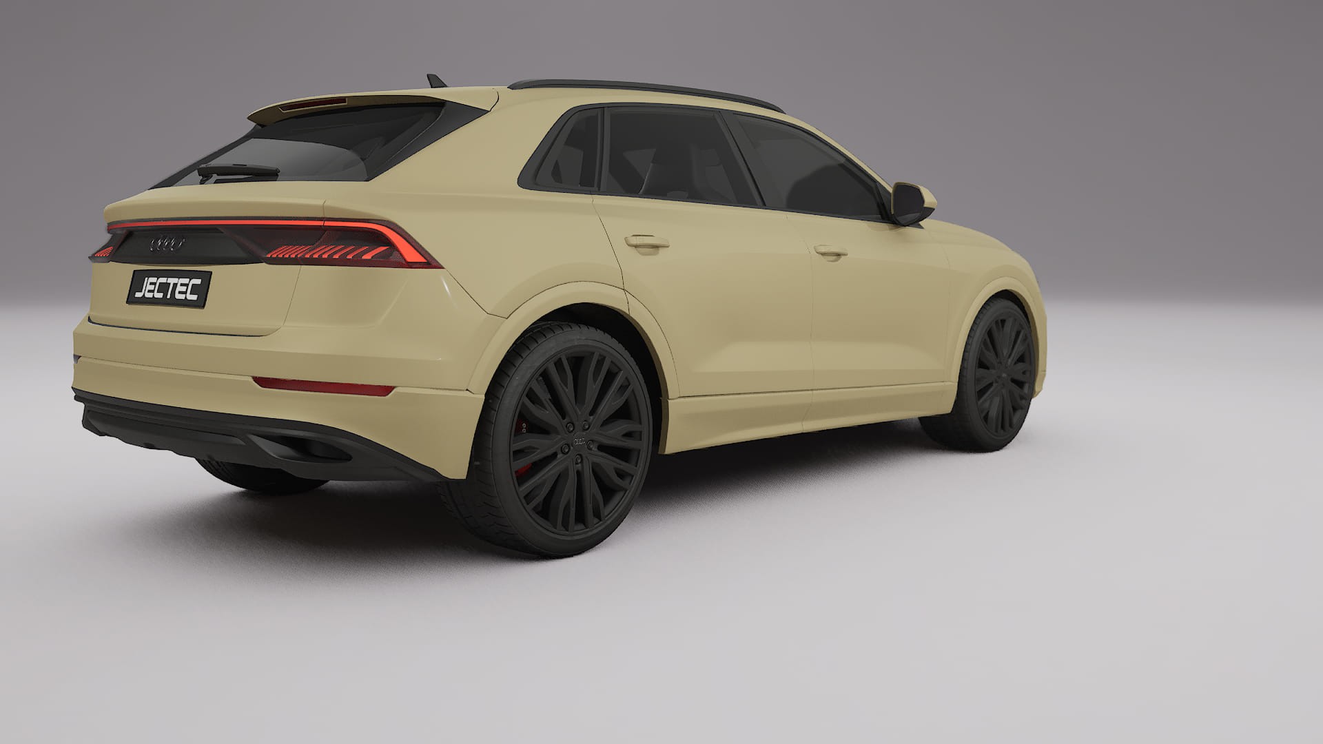 Audi Q8 F1 prefacelift pre LCI TPU Lackskyddsfilm | SAND Färgskiftande PPF – Komplett Förskuret Kit