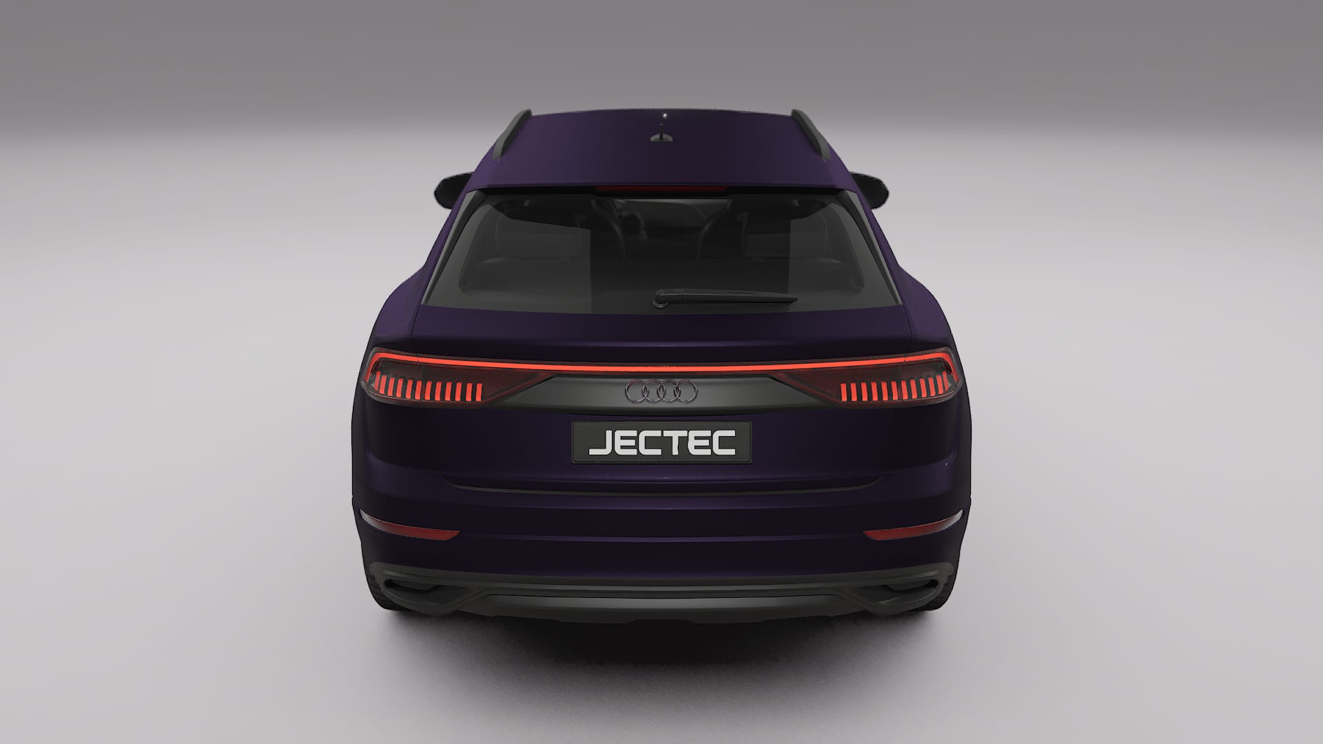 Audi Q8 F1 prefacelift pre LCI TPU Lackskyddsfilm | VIOLET Färgskiftande PPF – Komplett Förskuret Kit