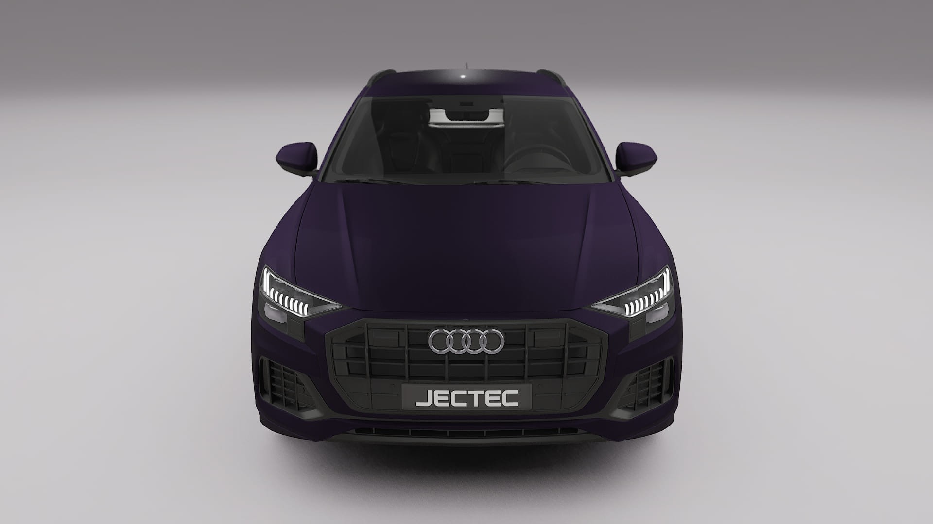 Audi Q8 F1 prefacelift pre LCI TPU Lackskyddsfilm | VIOLET Färgskiftande PPF – Komplett Förskuret Kit