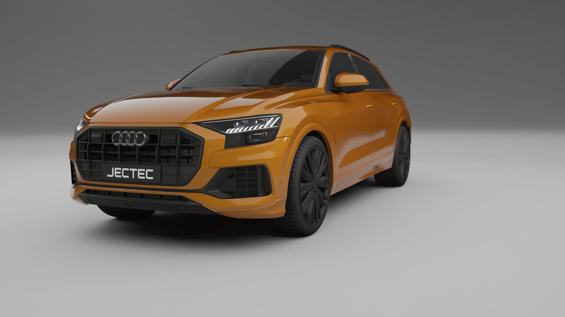 Audi Q8 F1 prefacelift pre LCI TPU Lackskyddsfilm | DAISY Färgskiftande PPF – Komplett Förskuret Kit