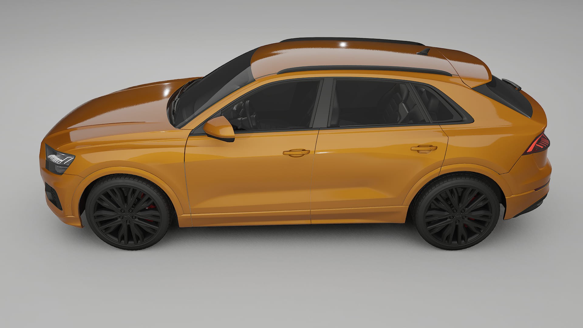 Audi Q8 F1 prefacelift pre LCI TPU Lackskyddsfilm | DAISY Färgskiftande PPF – Komplett Förskuret Kit
