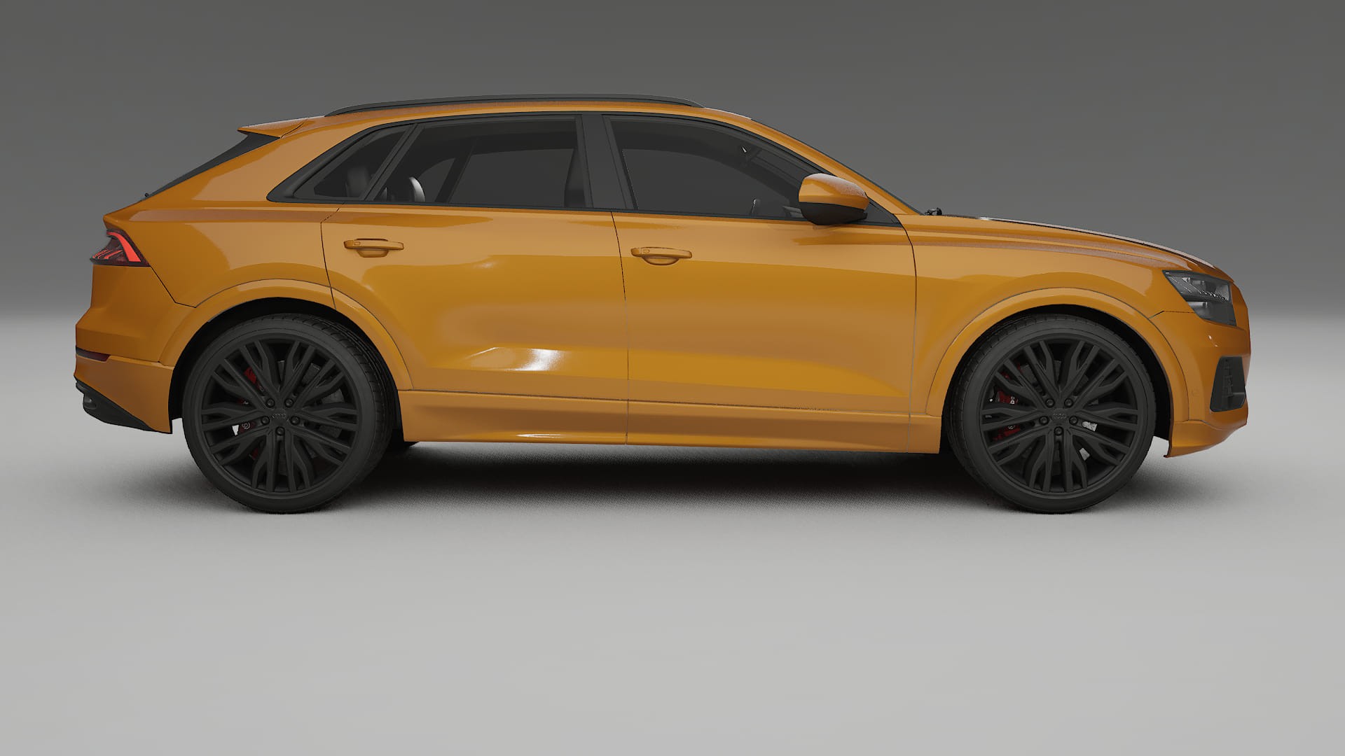 Audi Q8 F1 prefacelift pre LCI TPU Lackskyddsfilm | DAISY Färgskiftande PPF – Komplett Förskuret Kit