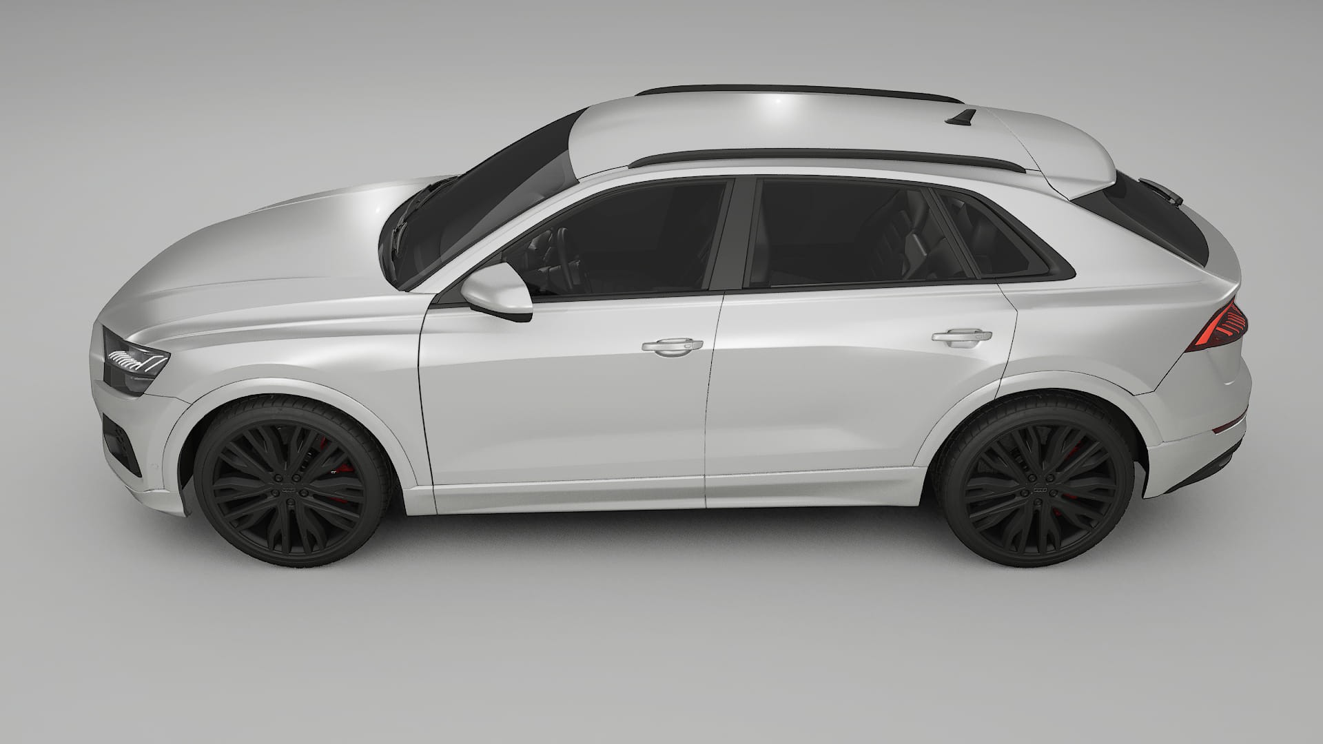 Audi Q8 F1 prefacelift pre LCI TPU Lackskyddsfilm | PEARL Färgskiftande PPF – Komplett Förskuret Kit