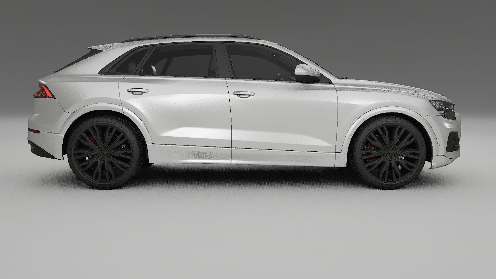 Audi Q8 F1 prefacelift pre LCI TPU Lackskyddsfilm | PEARL Färgskiftande PPF – Komplett Förskuret Kit