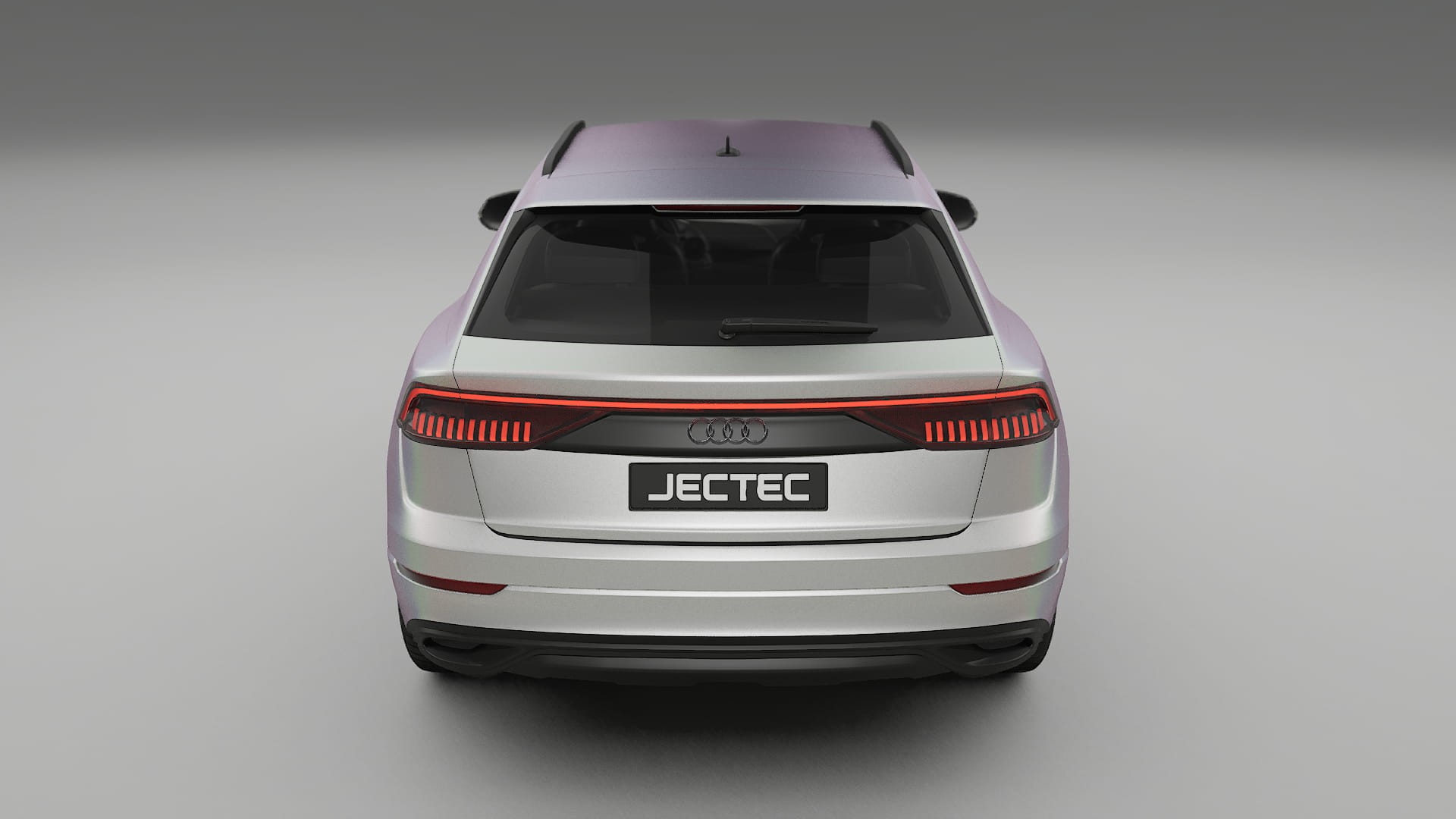 Audi Q8 F1 prefacelift pre LCI TPU Lackskyddsfilm | NEBULA Färgskiftande PPF – Komplett Förskuret Kit