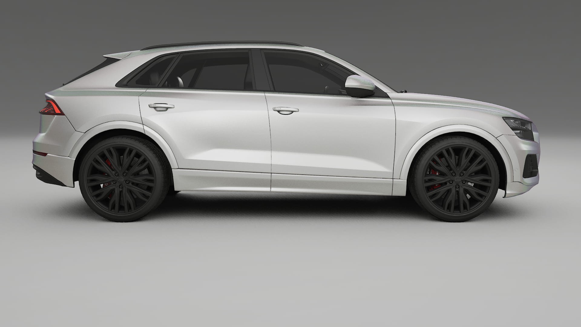 Audi Q8 F1 prefacelift pre LCI TPU Lackskyddsfilm | NEBULA Färgskiftande PPF – Komplett Förskuret Kit