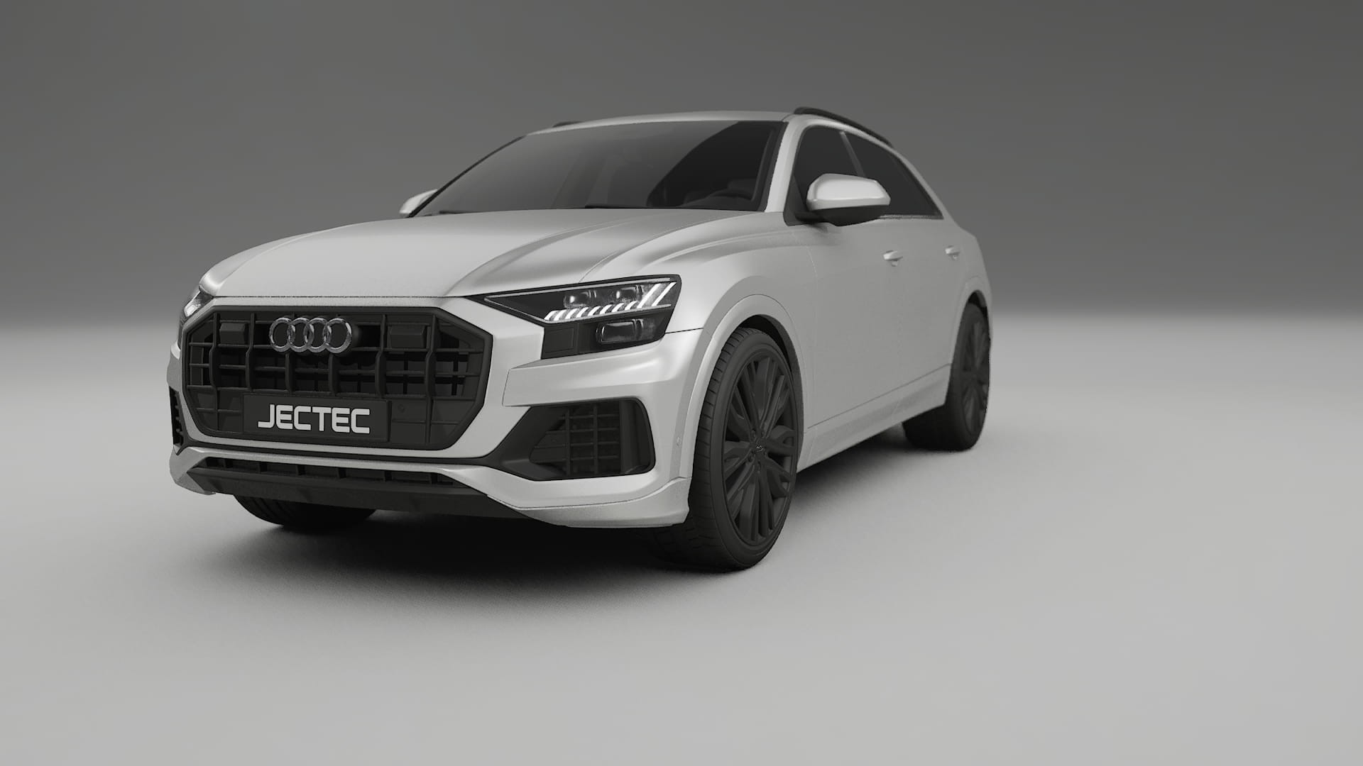 Audi Q8 F1 prefacelift pre LCI TPU Lackskyddsfilm | OPAL Färgskiftande PPF – Komplett Förskuret Kit