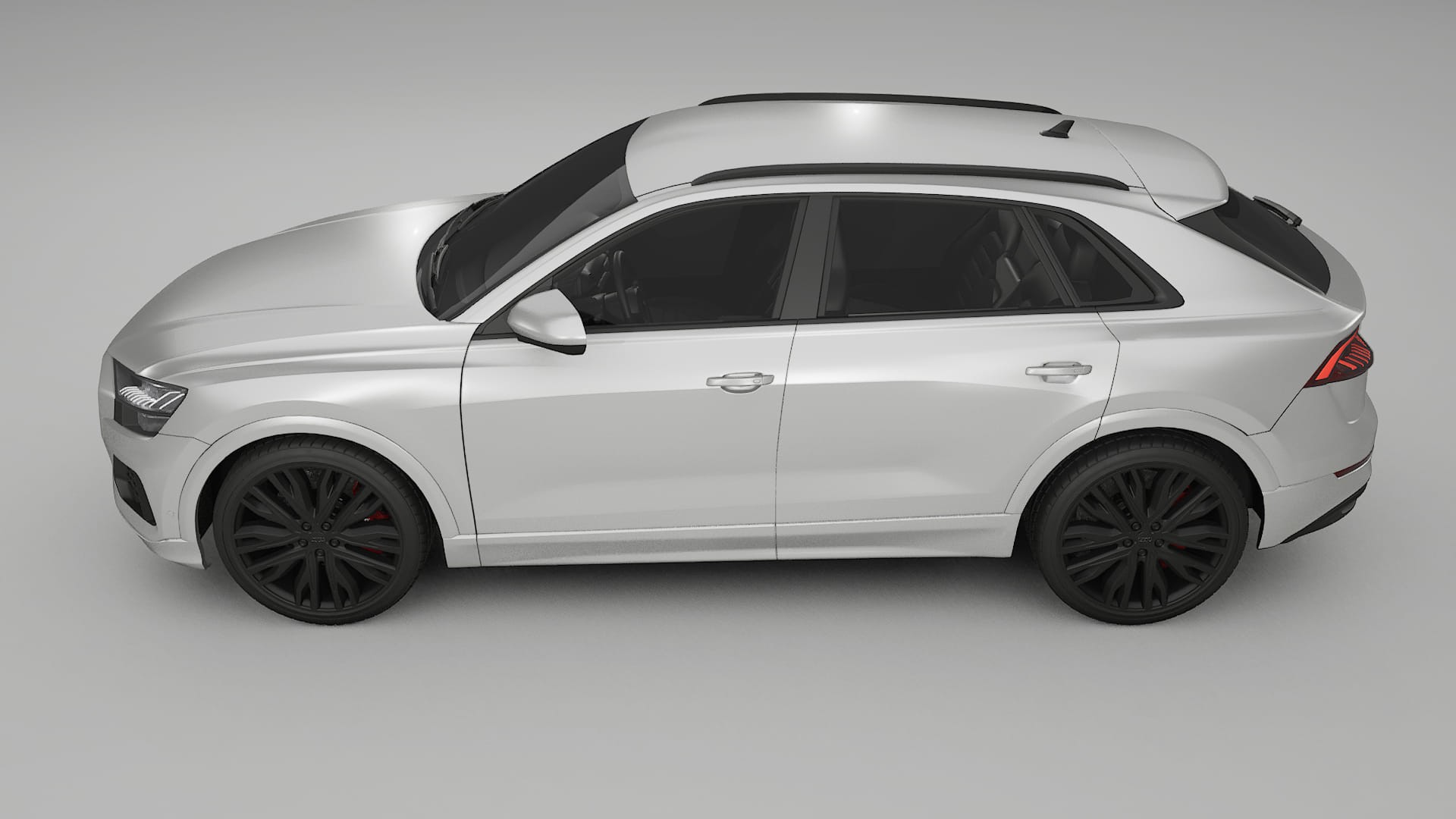 Audi Q8 F1 prefacelift pre LCI TPU Lackskyddsfilm | OPAL Färgskiftande PPF – Komplett Förskuret Kit