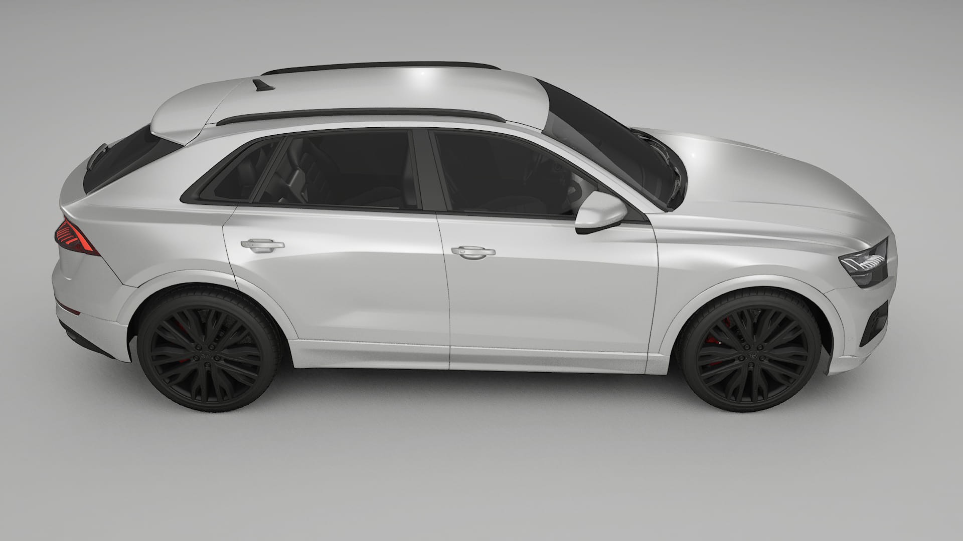 Audi Q8 F1 prefacelift pre LCI TPU Lackskyddsfilm | OPAL Färgskiftande PPF – Komplett Förskuret Kit