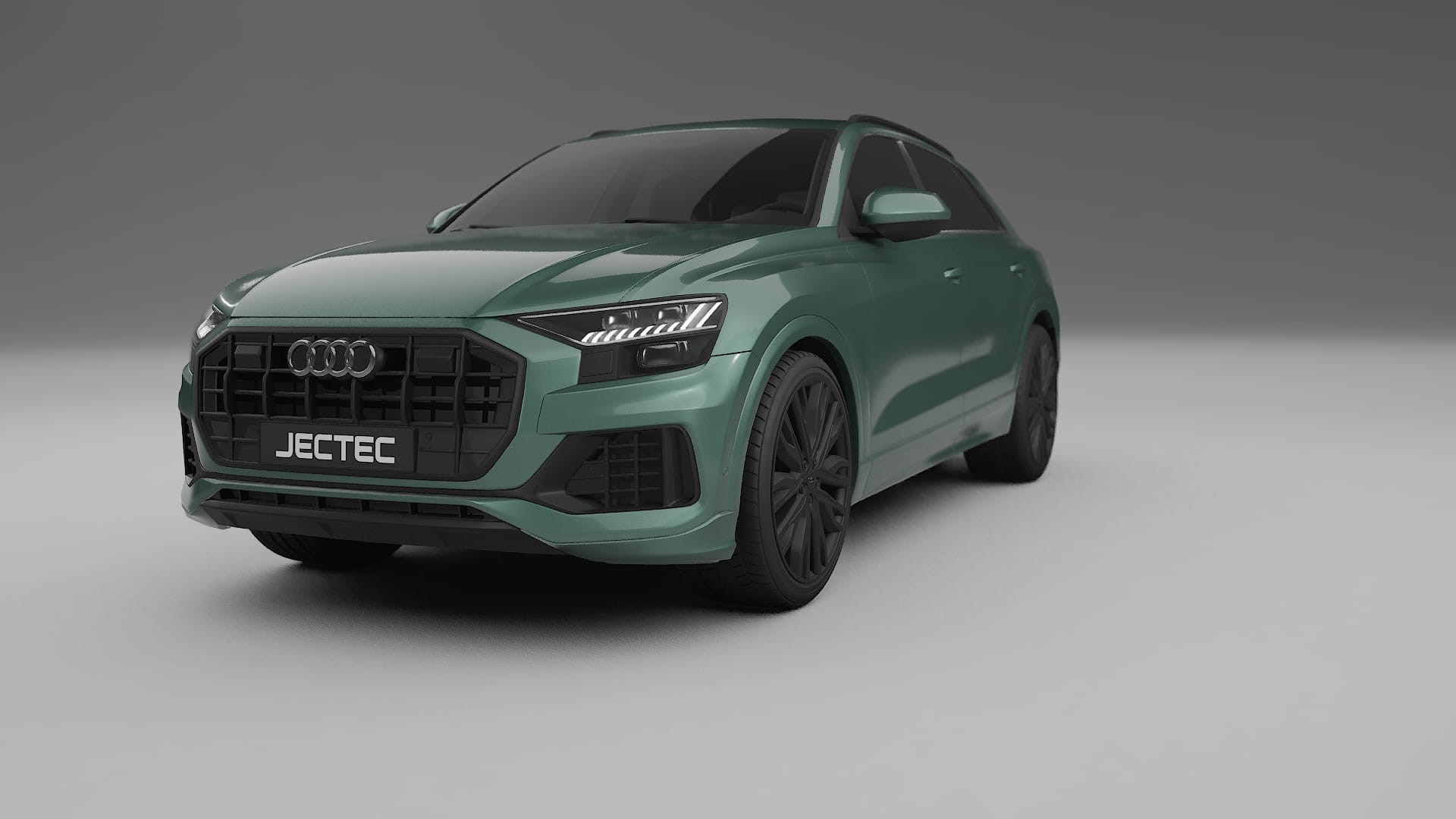 Audi Q8 F1 prefacelift pre LCI TPU Lackskyddsfilm | EVERGREEN Färgskiftande PPF – Komplett Förskuret Kit