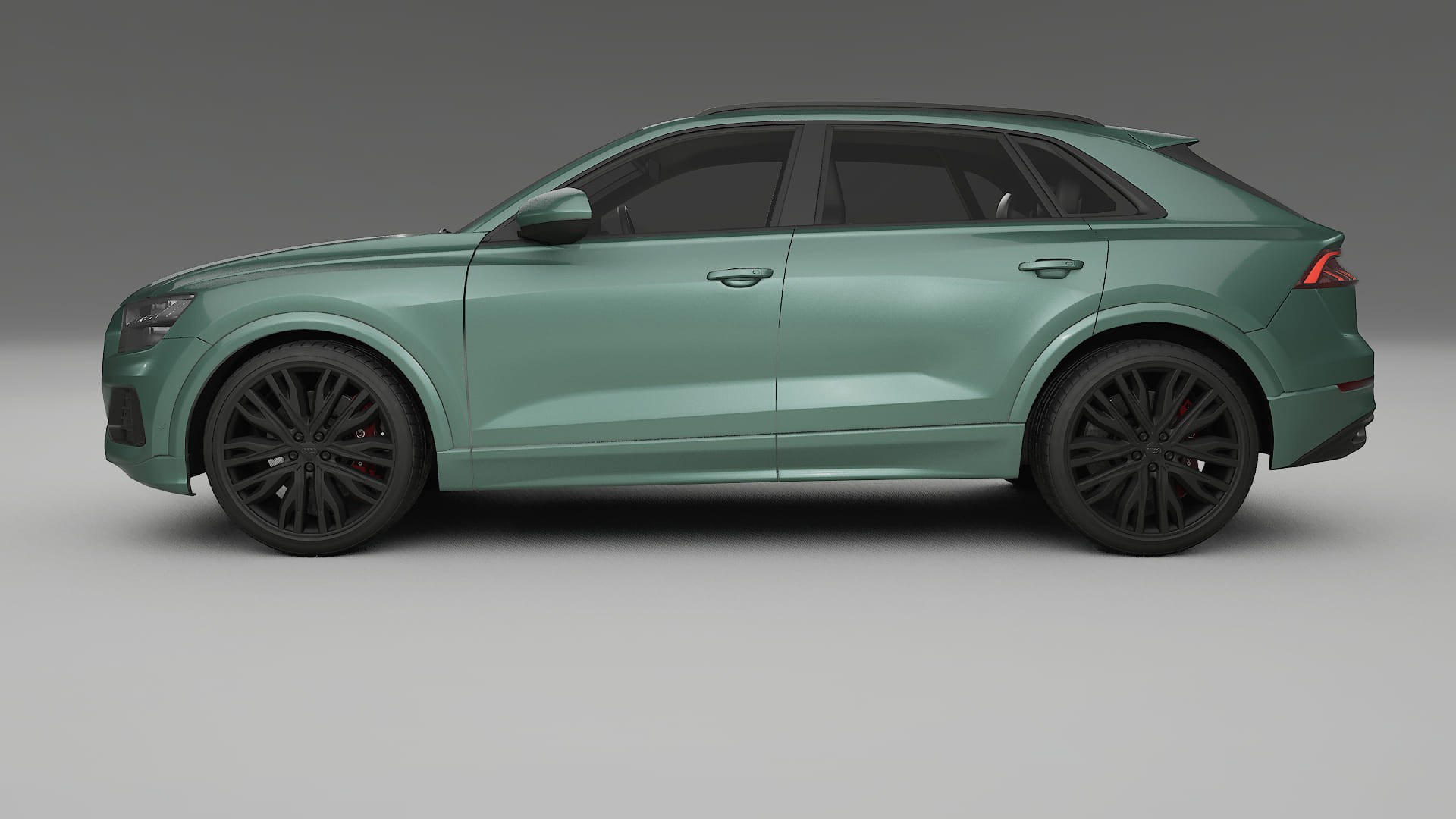 Audi Q8 F1 prefacelift pre LCI TPU Lackskyddsfilm | EVERGREEN Färgskiftande PPF – Komplett Förskuret Kit