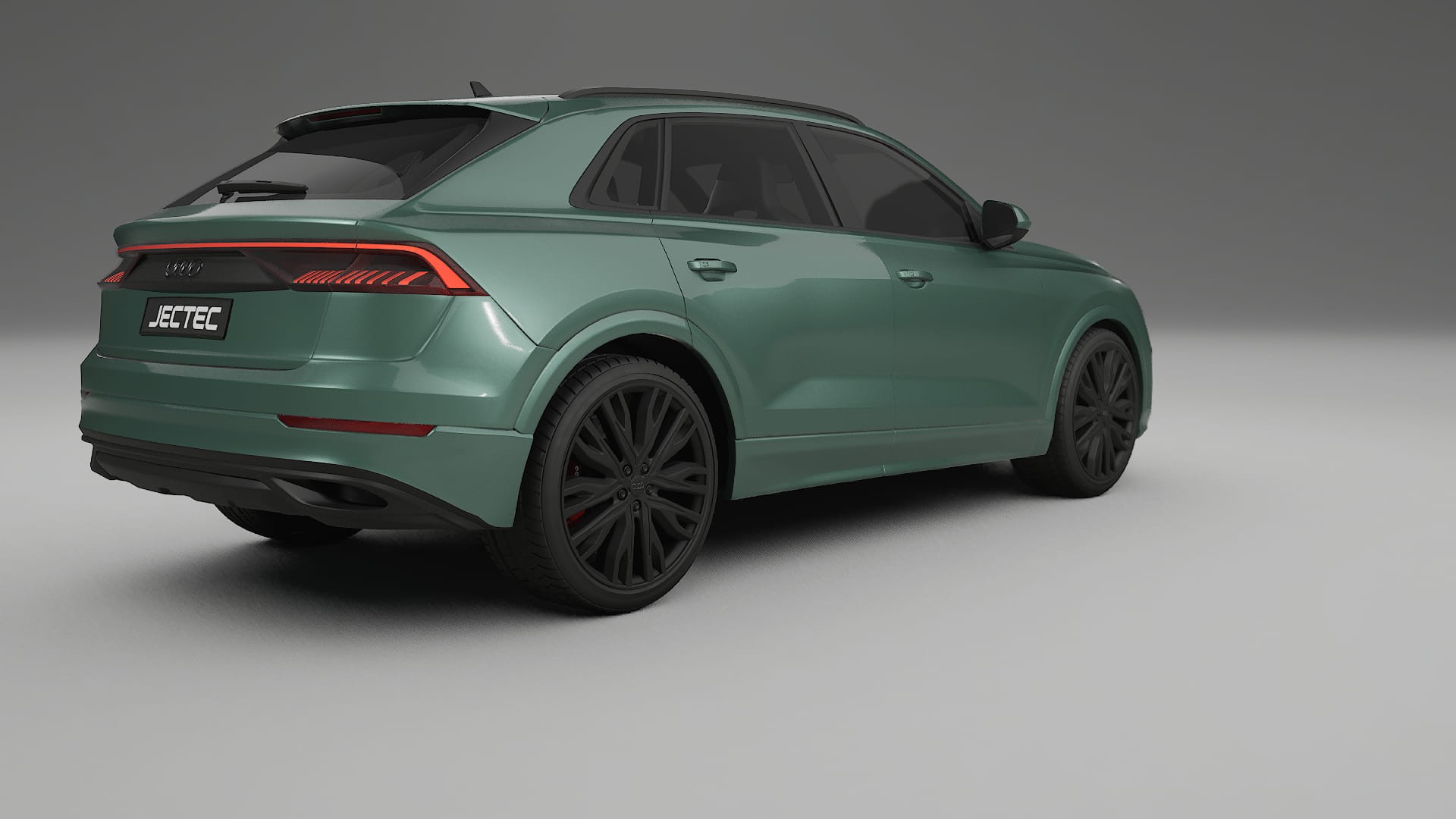 Audi Q8 F1 prefacelift pre LCI TPU Lackskyddsfilm | EVERGREEN Färgskiftande PPF – Komplett Förskuret Kit