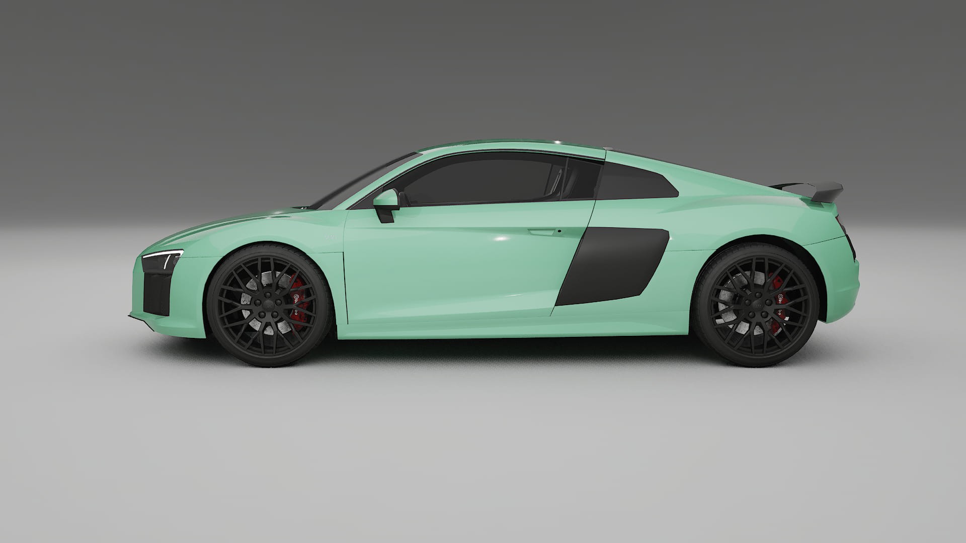 Audi R8 typ 4S prefacelift pre LCI TPU Lackskyddsfilm | DUSTY Färgskiftande PPF – Komplett Förskuret Kit