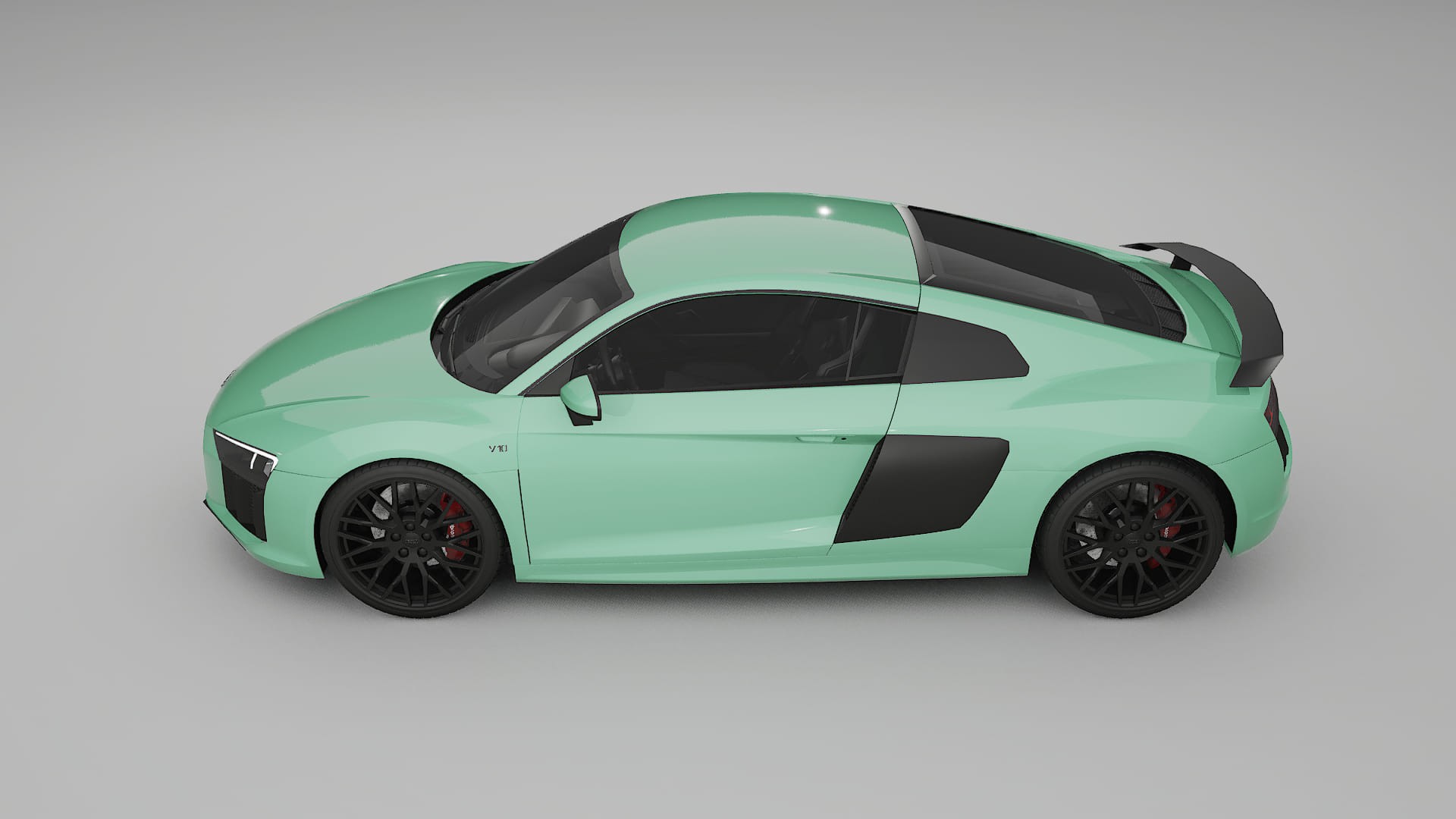 Audi R8 typ 4S prefacelift pre LCI TPU Lackskyddsfilm | DUSTY Färgskiftande PPF – Komplett Förskuret Kit