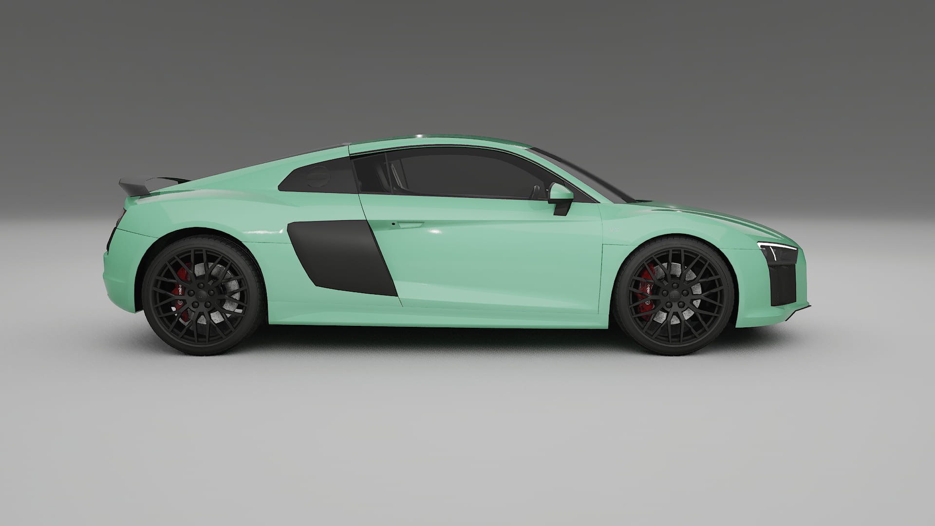 Audi R8 typ 4S prefacelift pre LCI TPU Lackskyddsfilm | DUSTY Färgskiftande PPF – Komplett Förskuret Kit